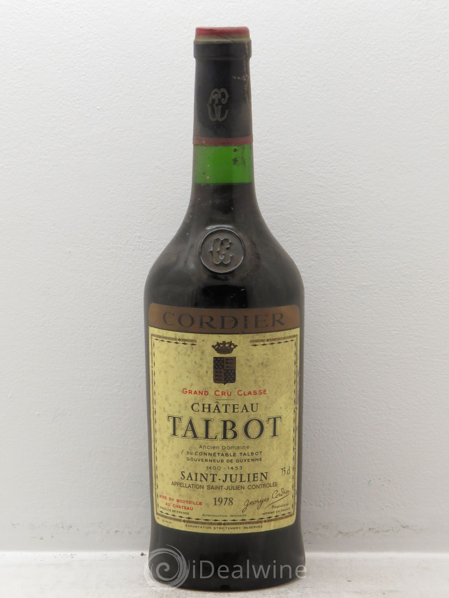 Château Talbot 4ème Grand Cru Classé (senza prezzo di riserva) 1978 - Lotto di 1 bottiglia - 0
