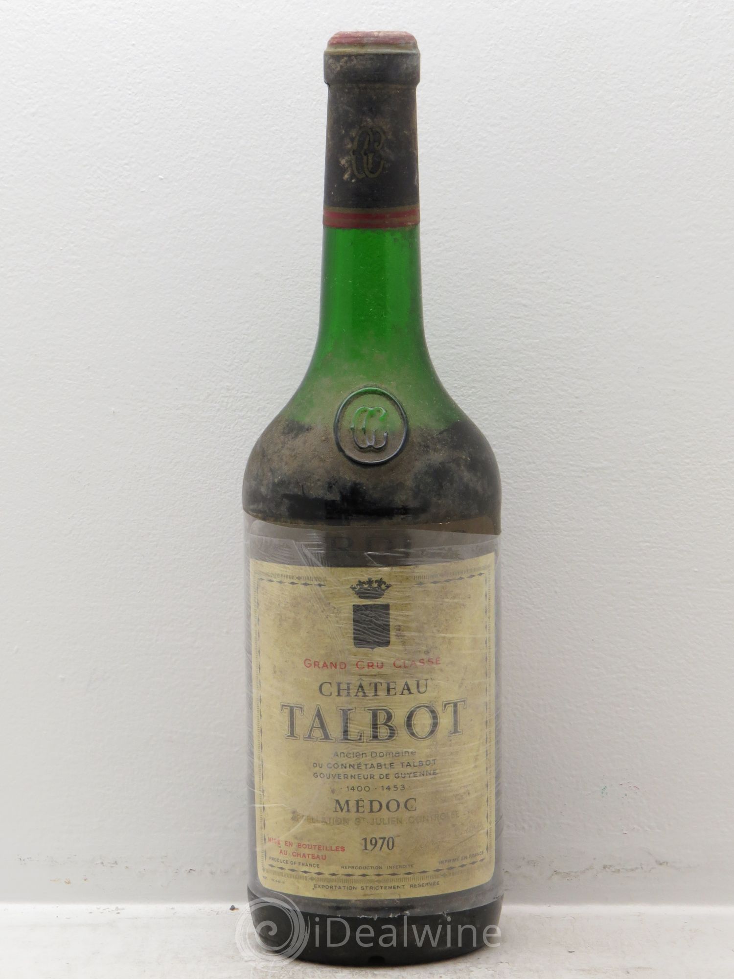 Château Talbot 4ème Grand Cru Classé (sans prix de réserve) 1970 - Lot de 1 bouteille - 0