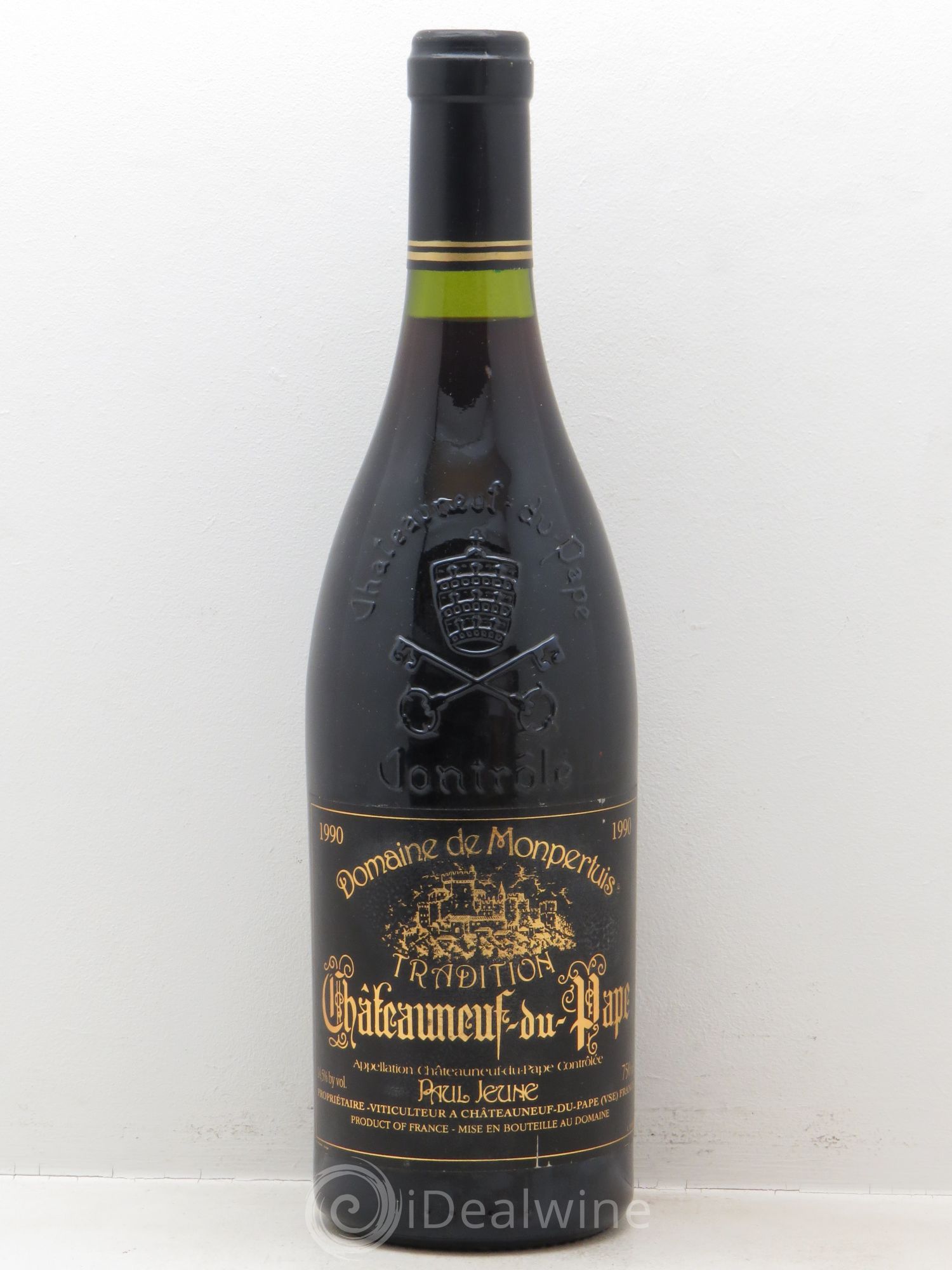 Châteauneuf-du-Pape Monpertuis Tradition (sans prix de réserve) 1990 - Posten von 1 Flasche - 0