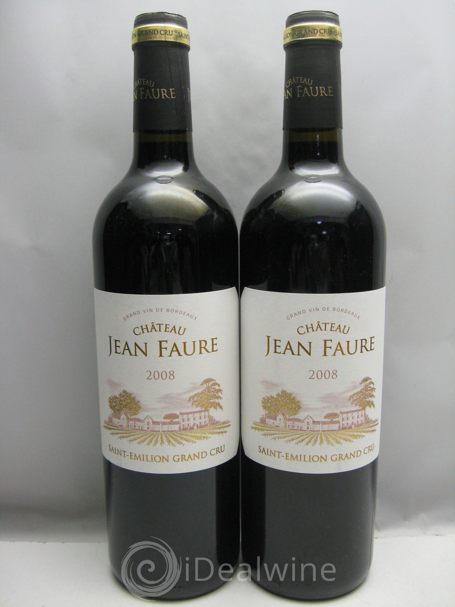 Château Jean Faure Grand Cru Classé (sans prix de réserve) 2008 - Lot de 2 bouteilles - 0