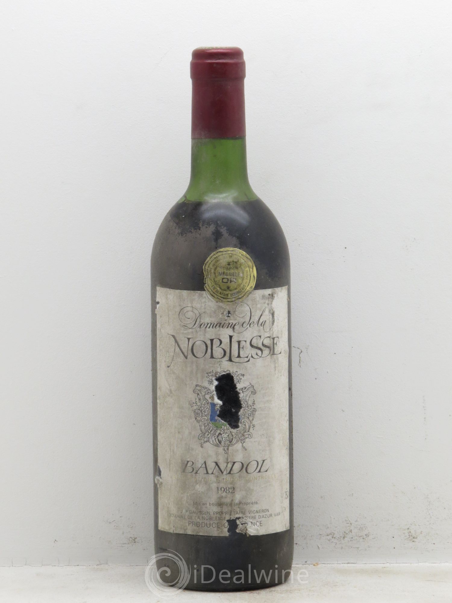 Bandol Domaine de la noblesse (sans prix de réserve) 1982 - Posten von 6 Flaschen - 0