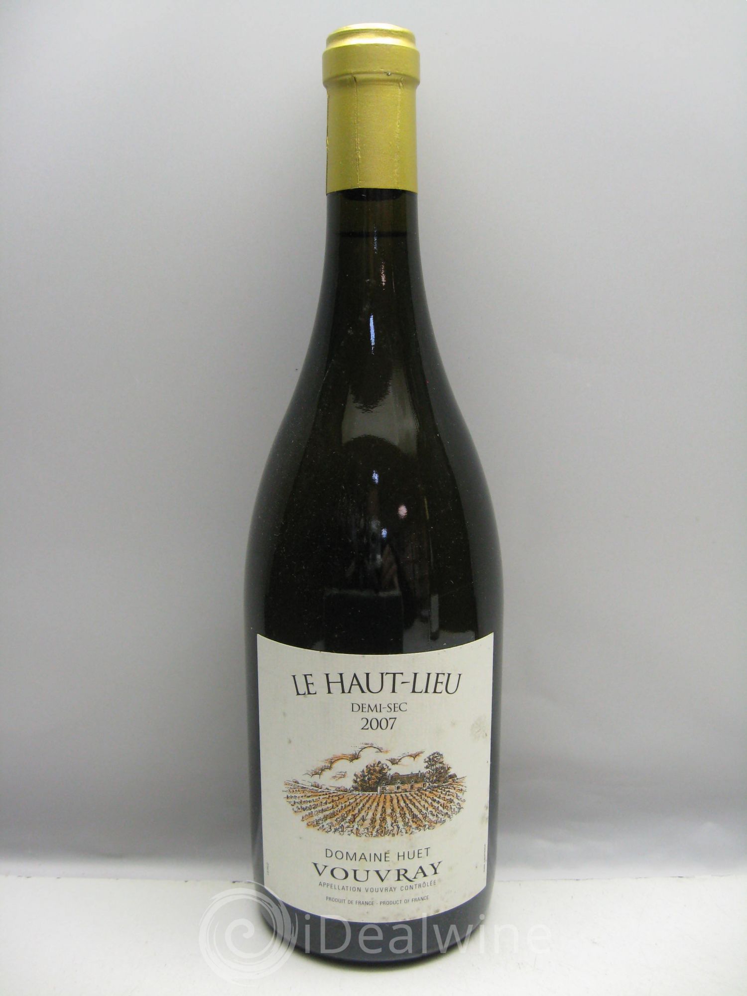 Vouvray Le Haut-Lieu Moelleux Domaine Huet Gaston (demi-sec) (sans prix de réserve) 2007 - Lotto di 6 bottiglie - 0