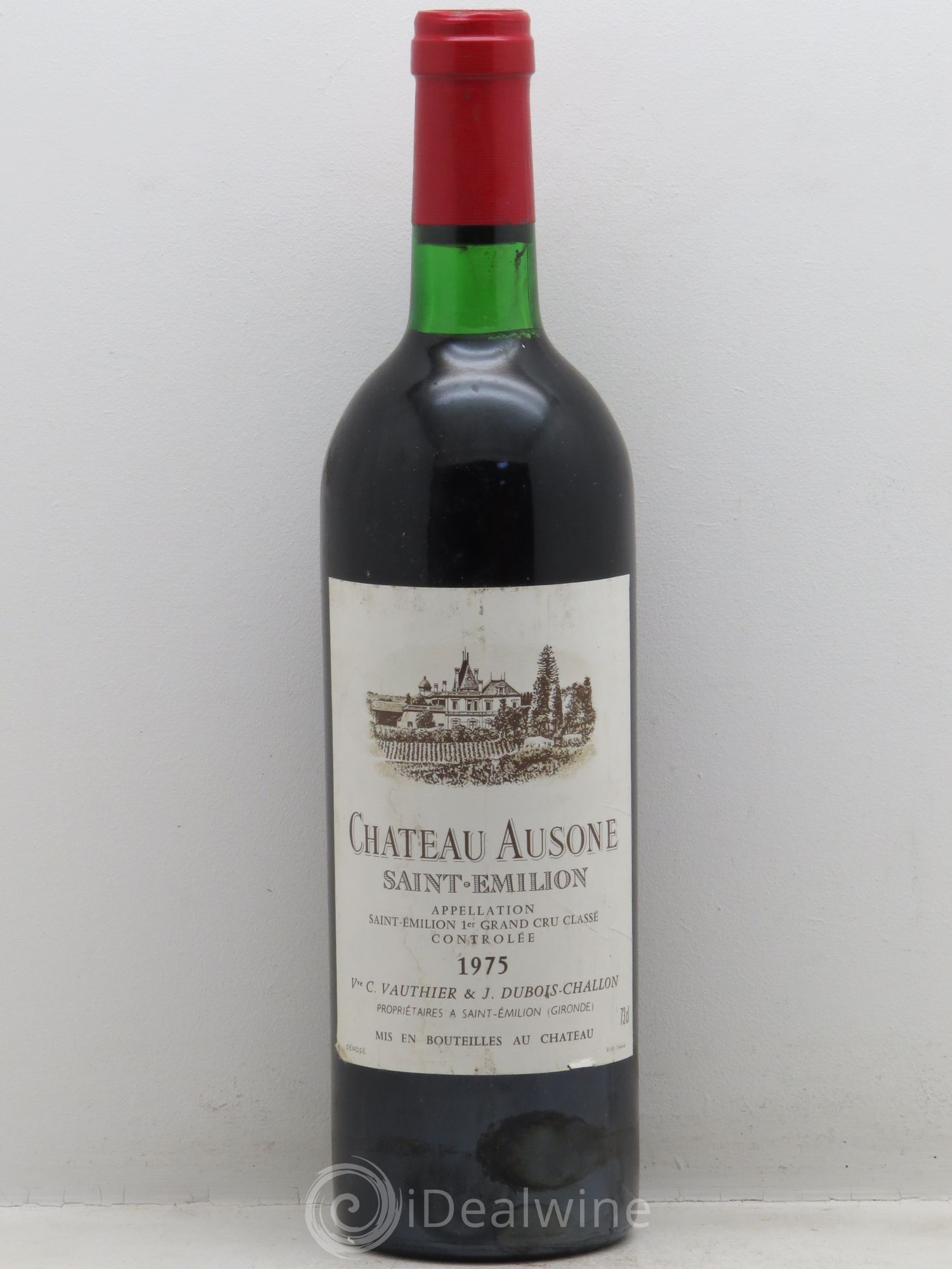 Château Ausone 1er Grand Cru Classé A (sans prix de réserve) 1975 - Lot de 1 bouteille - 0