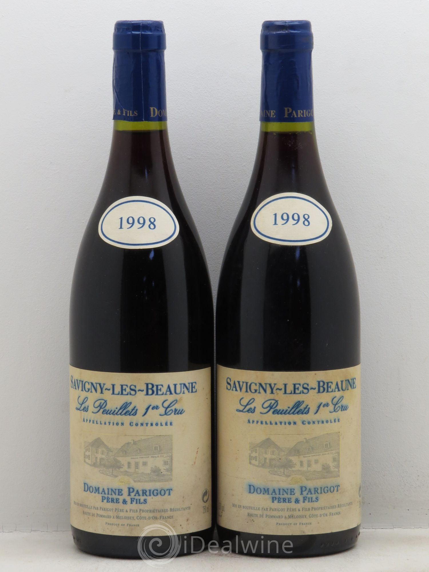 Savigny-lès-Beaune 1er Cru Domaine Parigot (sans prix de réserve) 1998 - Posten von 2 Flaschen - 0