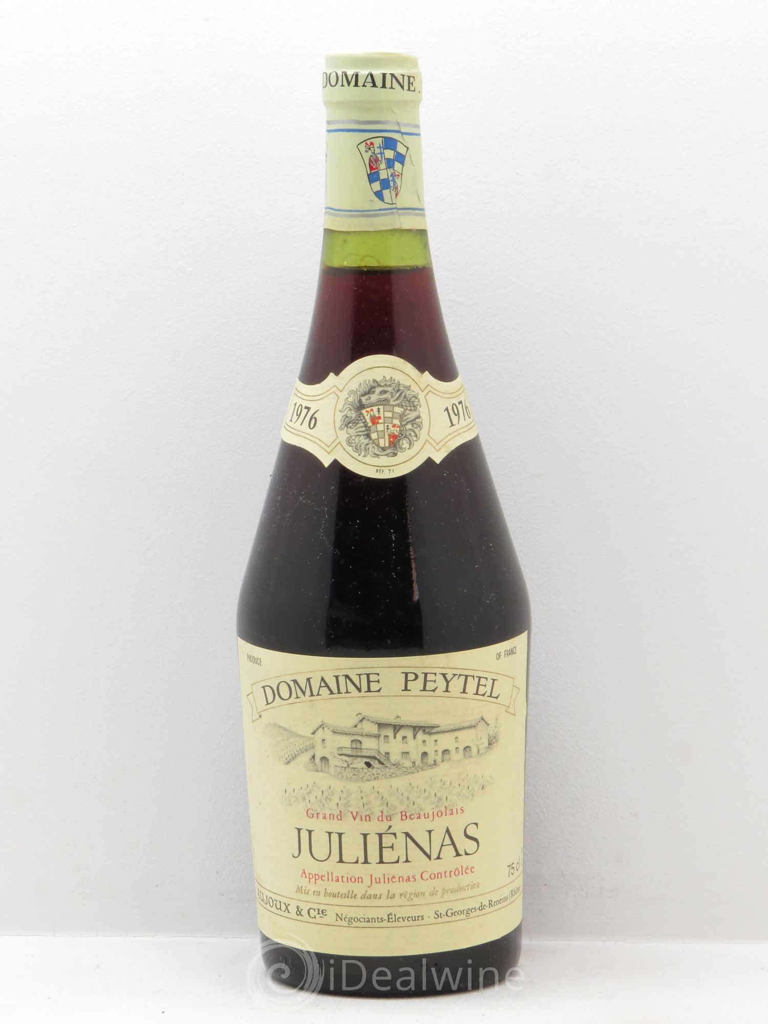 Juliénas Domaine Peytel Mise Aujoux (sans prix de réserve) 1976 - Posten von 1 Flasche - 0