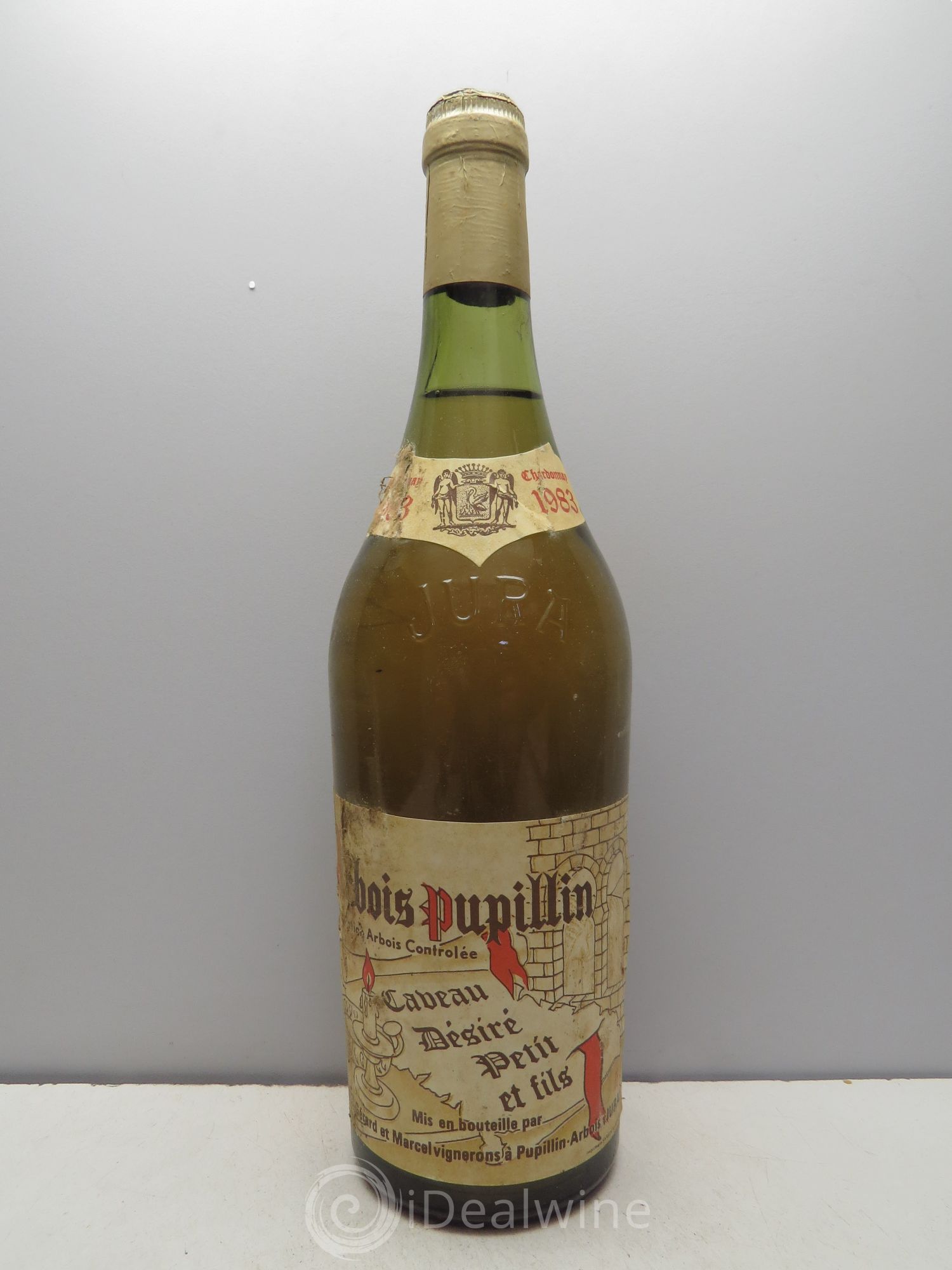 Arbois Pupillin Petit Gérard et Marcel Chardonnay Caveau Désiré (sans prix de réserve) 1983 - Posten von 6 Flaschen - 0