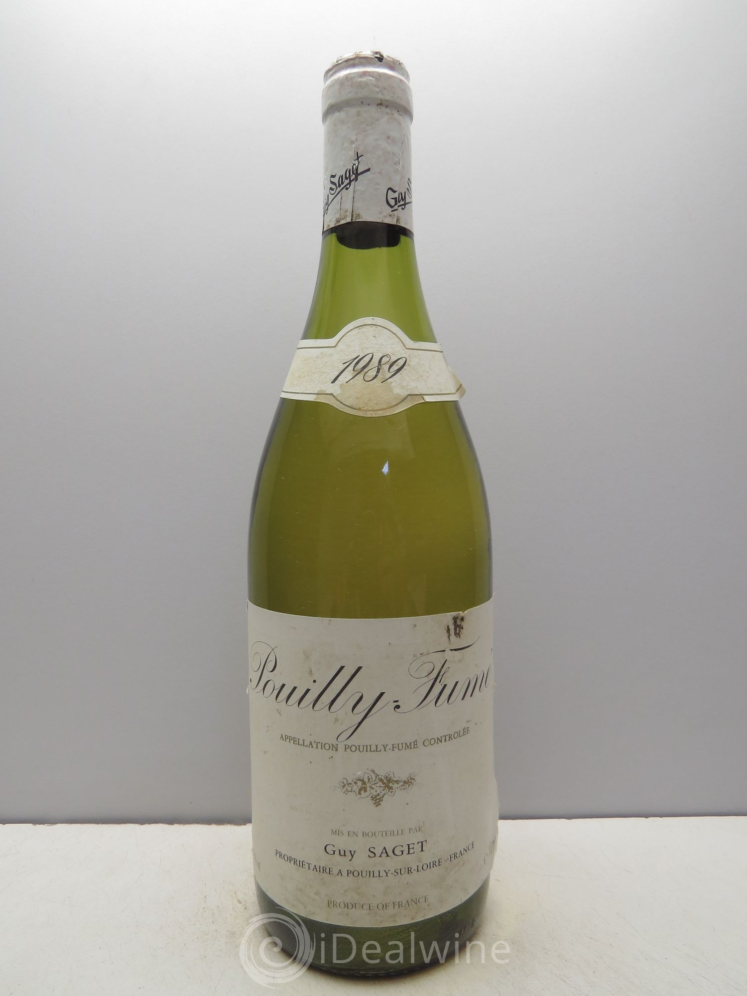 Pouilly-Fumé Guy Saget (sans prix de réserve) 1989 - Posten von 1 Flasche - 0