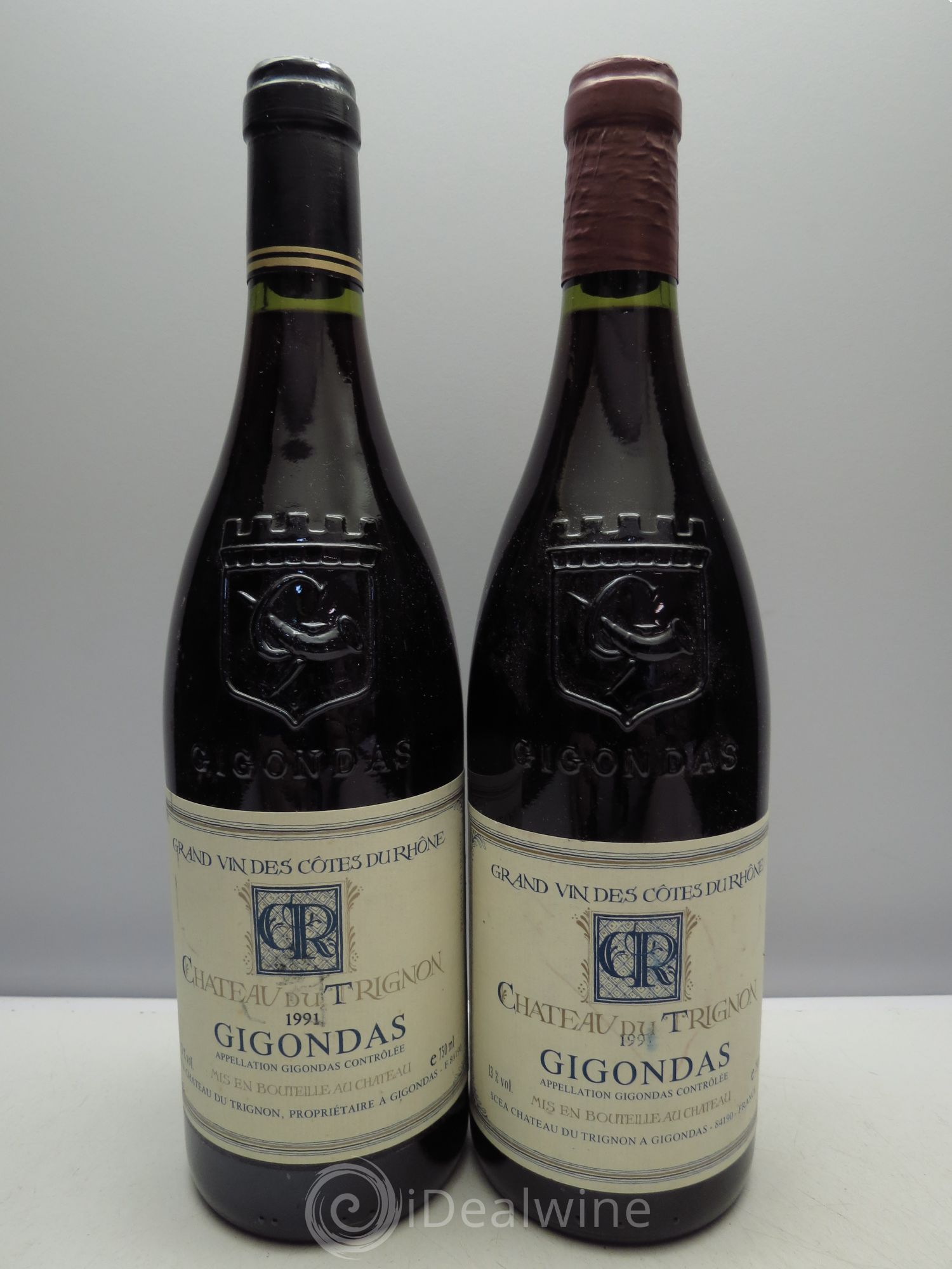 Gigondas Château du Trignon (sans prix de réserve) 1991 - Posten von 2 Flaschen - 0