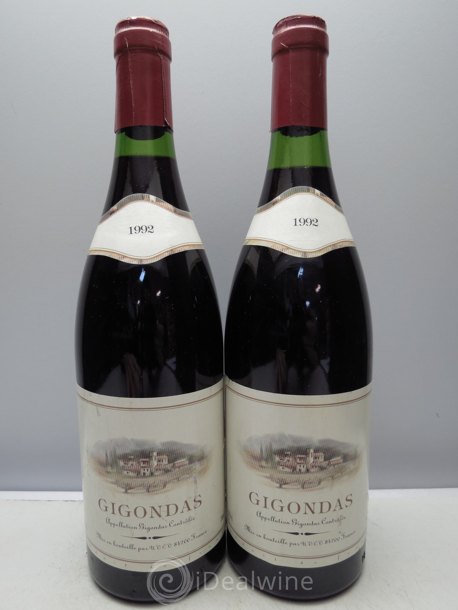Gigondas (sans prix de réserve) 1992 - Lot de 2 bouteilles - 0
