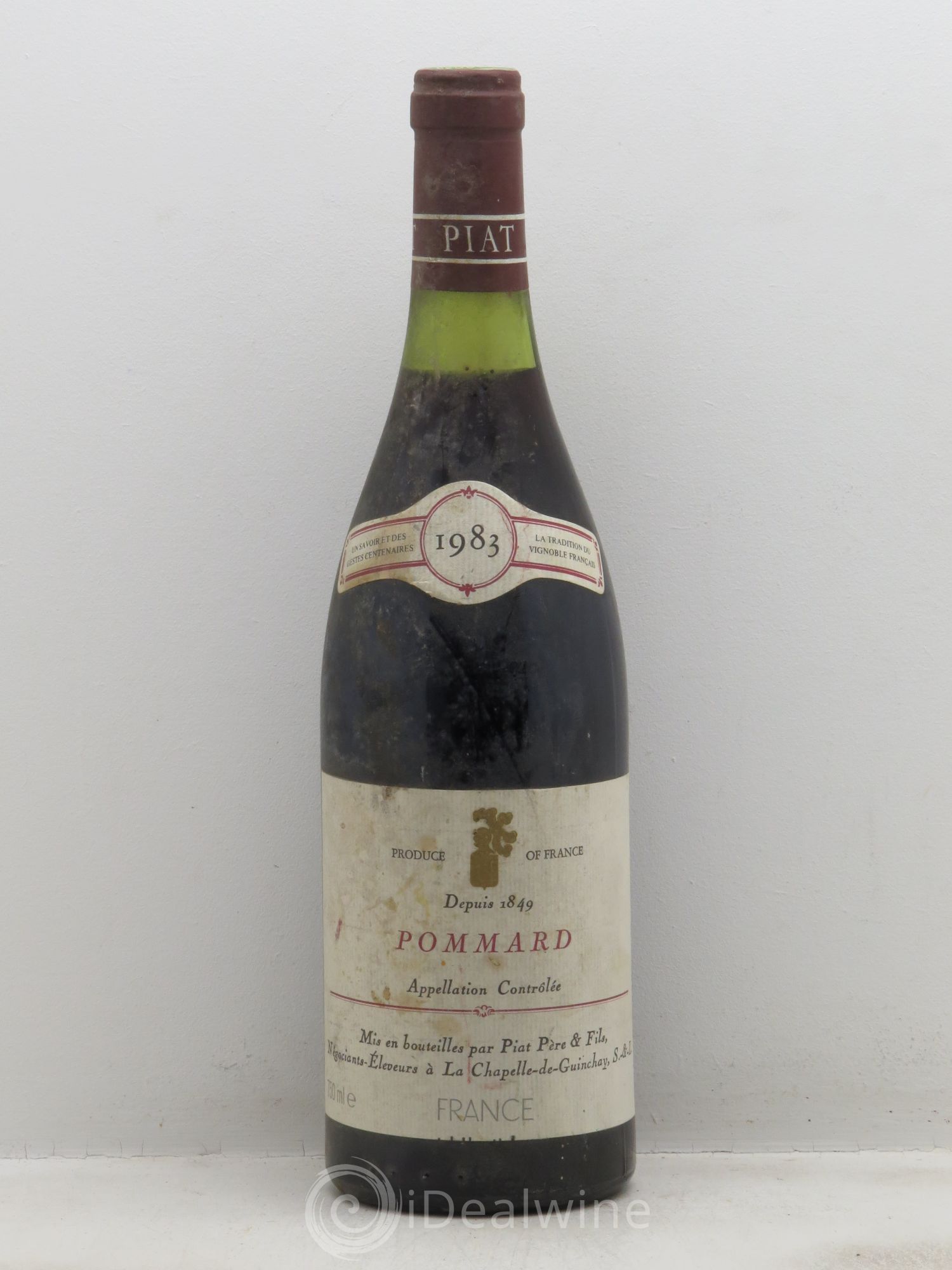 Pommard Piat Père et fils (sans prix de réserve) 1983 - Posten von 1 Flasche - 0