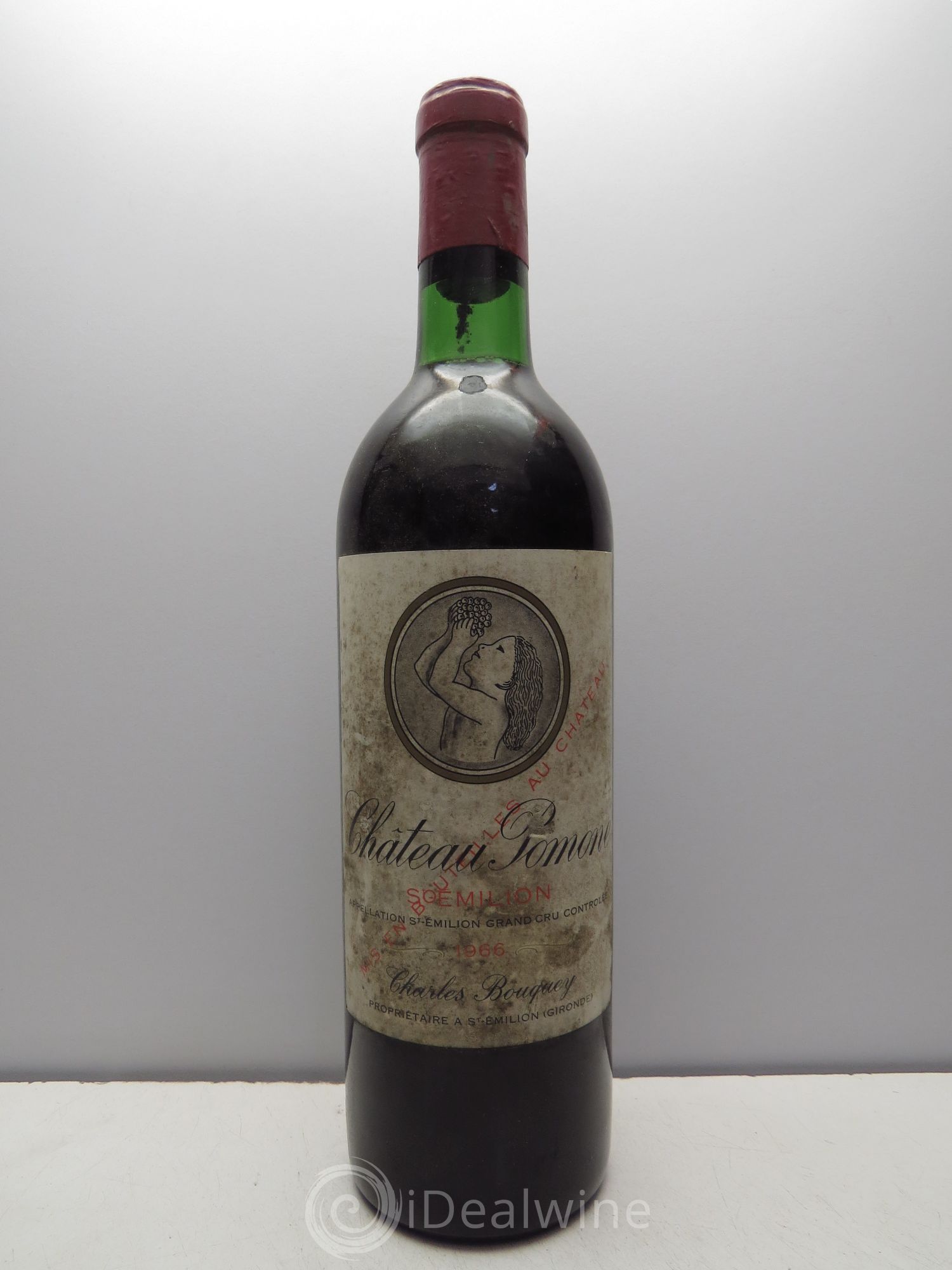 Saint-Émilion Château Pomone (sans prix de réserve) 1966 - Posten von 1 Flasche - 0