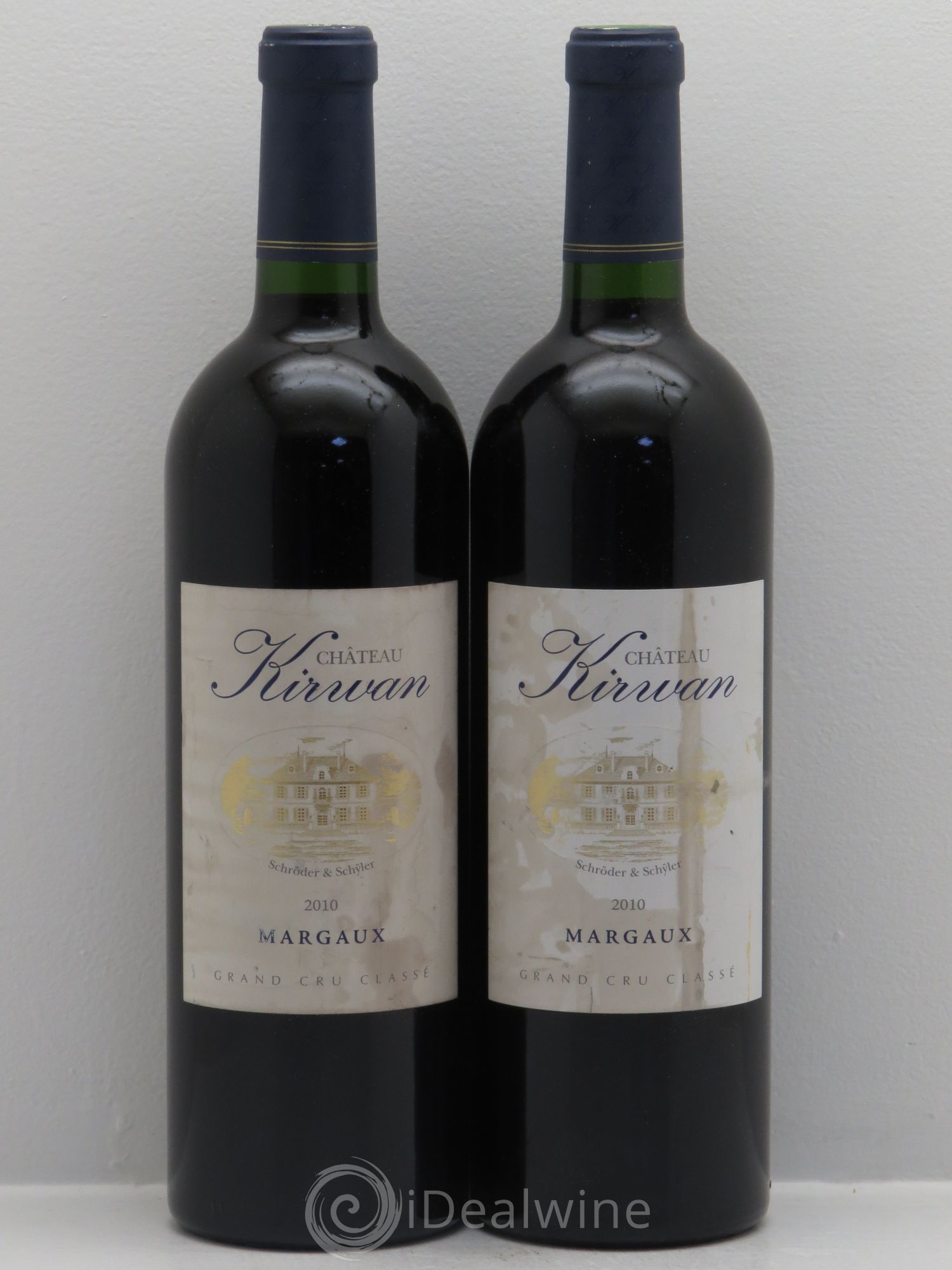 Château Kirwan 3ème Grand Cru Classé (sans prix de réserve) 2010 - Lot de 2 bouteilles - 0