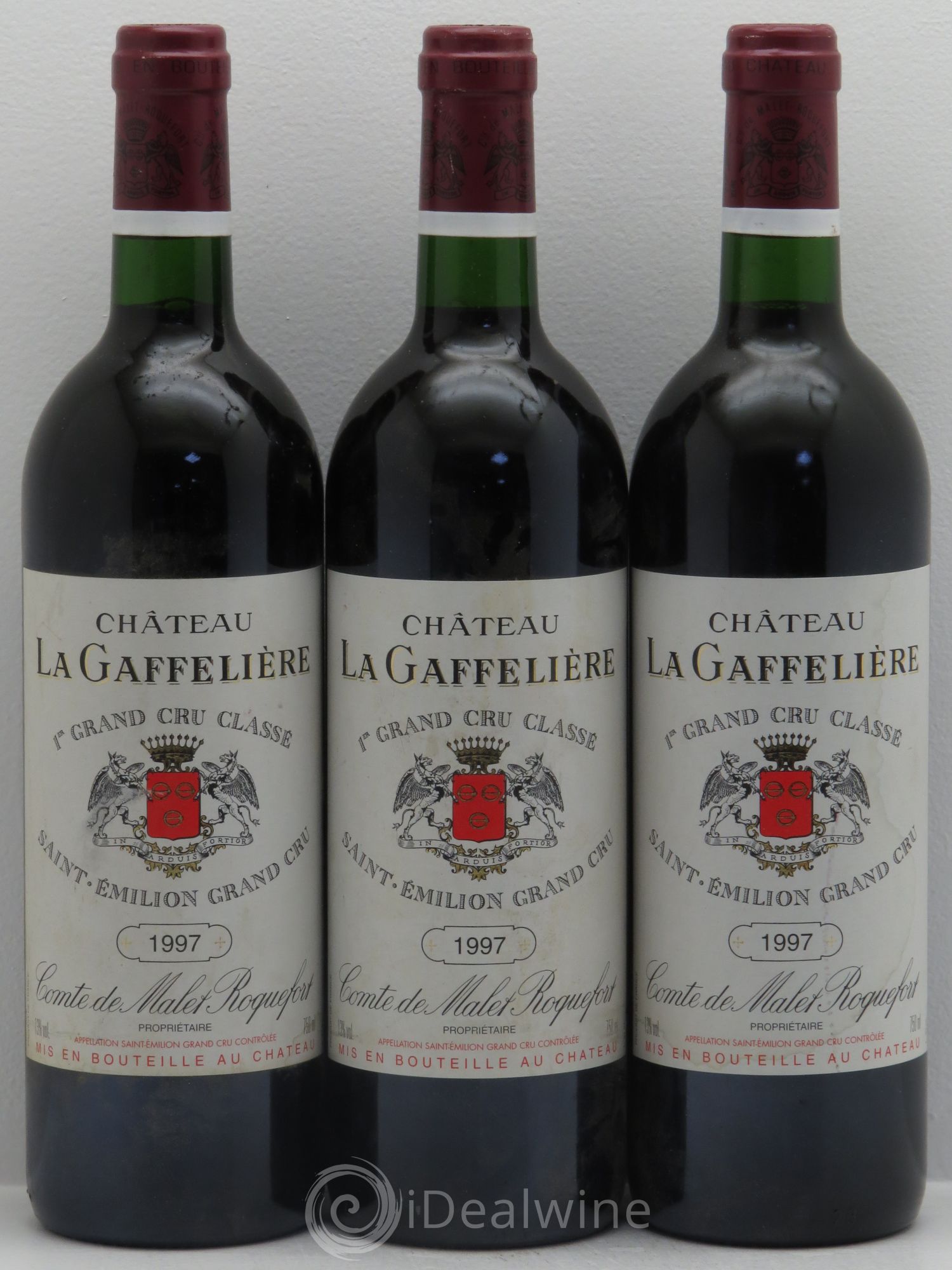 Château la Gaffelière 1er Grand Cru Classé B (sans prix de réserve) 1997 - Lot de 3 bouteilles - 0