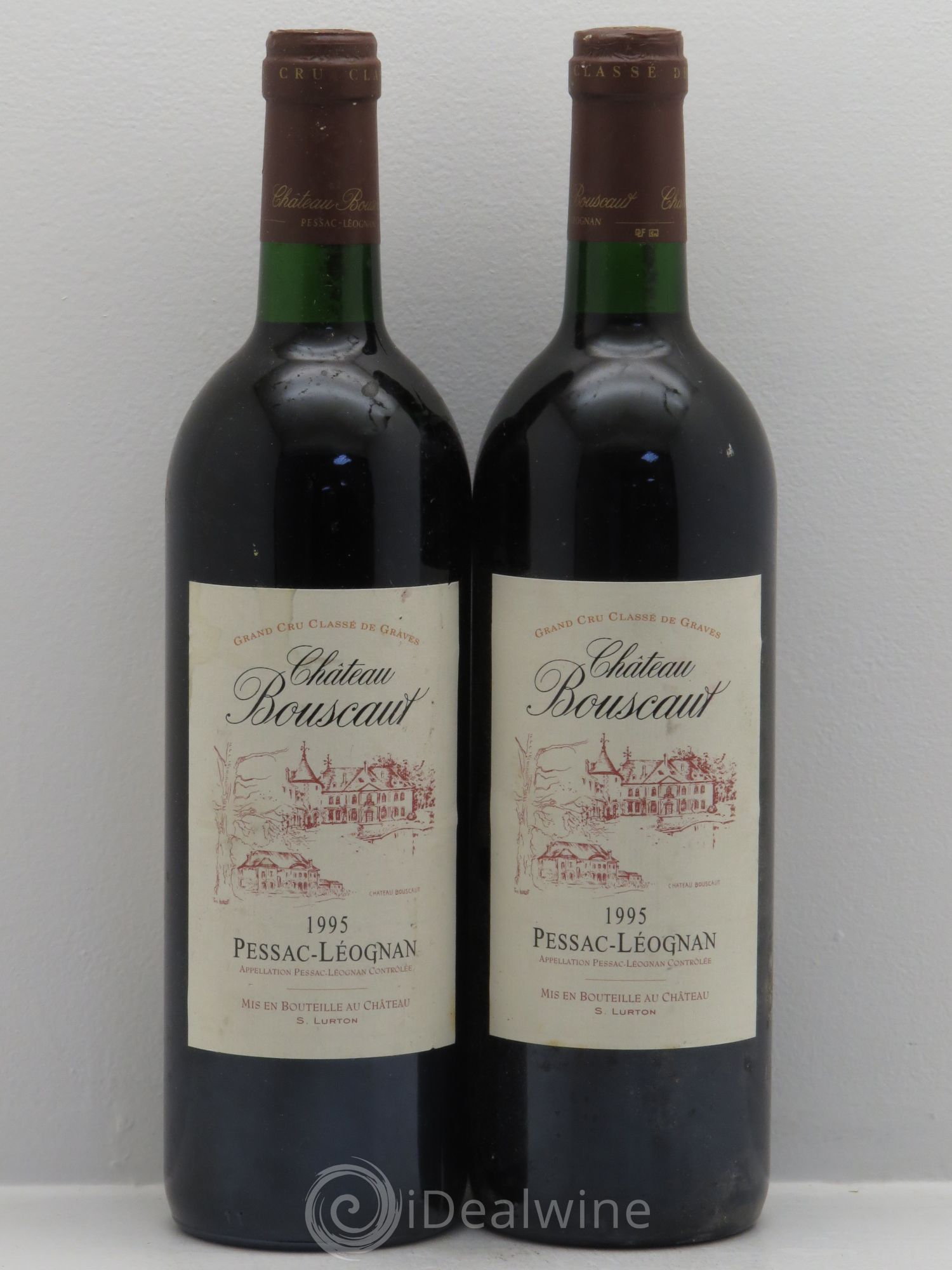 Château Bouscaut Cru Classé de Graves (sans prix de réserve) 1995 - Lot de 2 bouteilles - 0