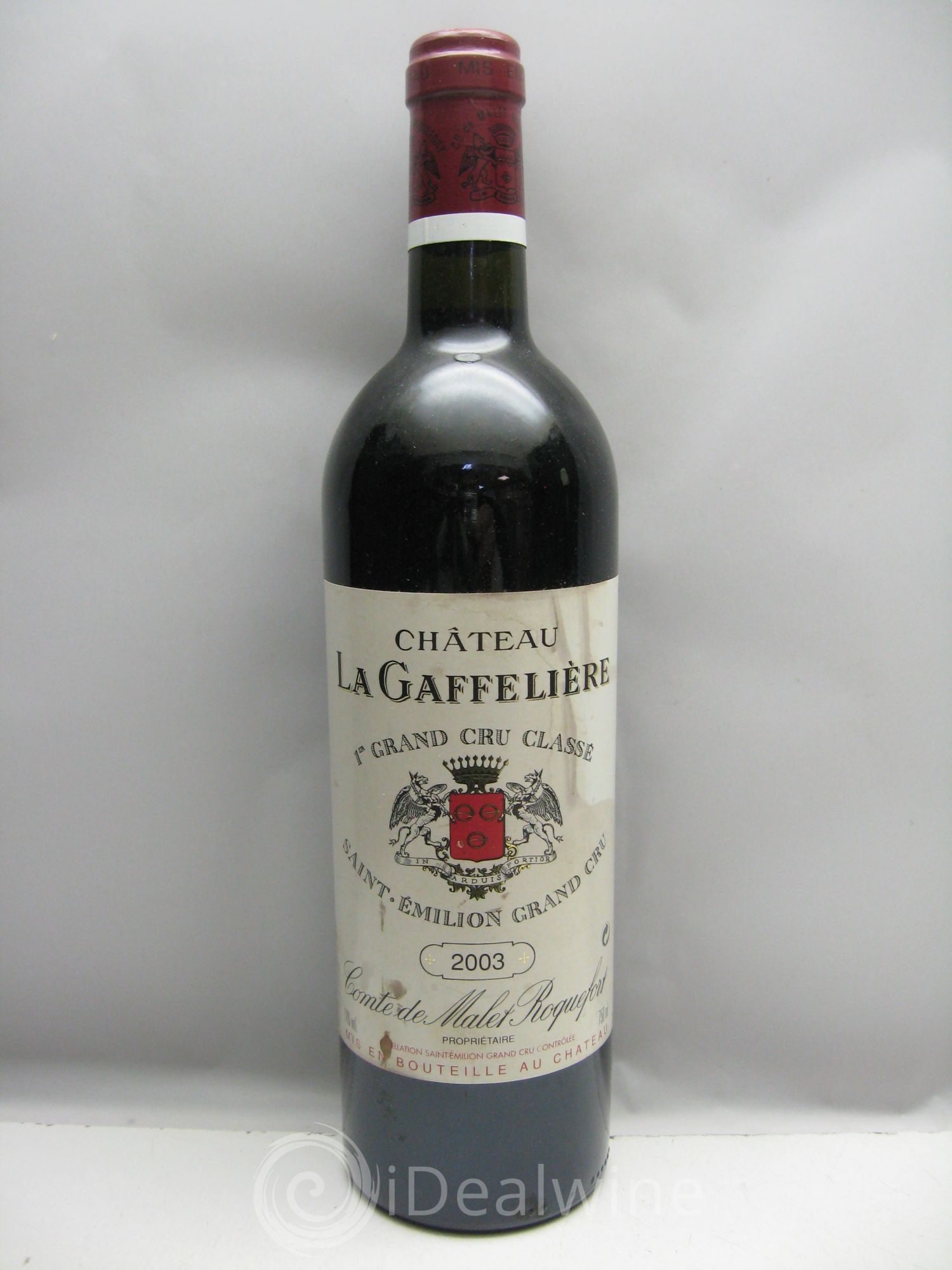 Château la Gaffelière 1er Grand Cru Classé B (sans prix de réserve) 2003 - Lot de 1 bouteille - 0