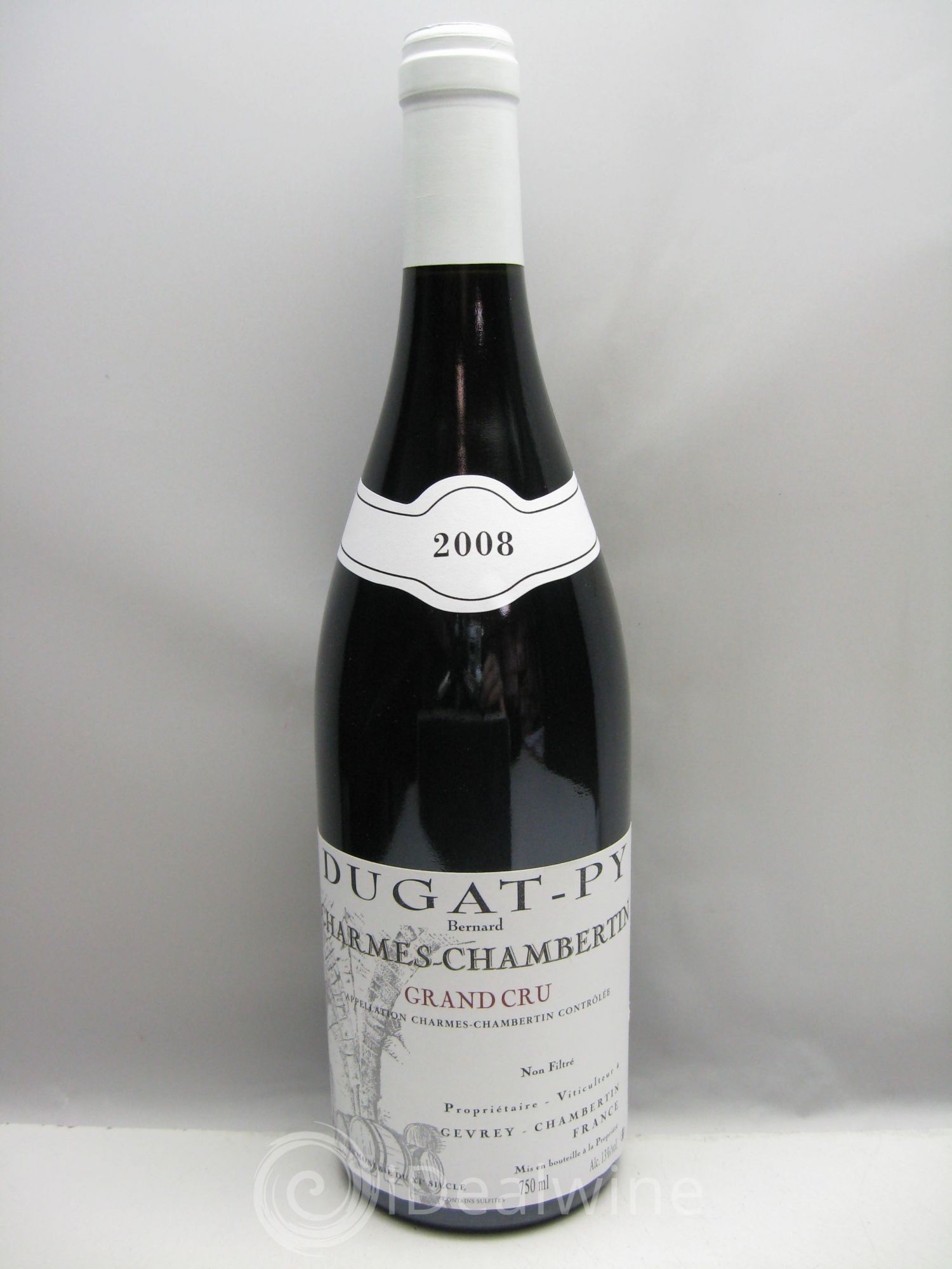 Charmes-Chambertin Grand Cru Dugat-Py 2008 - Lot de 1 bouteille - 0