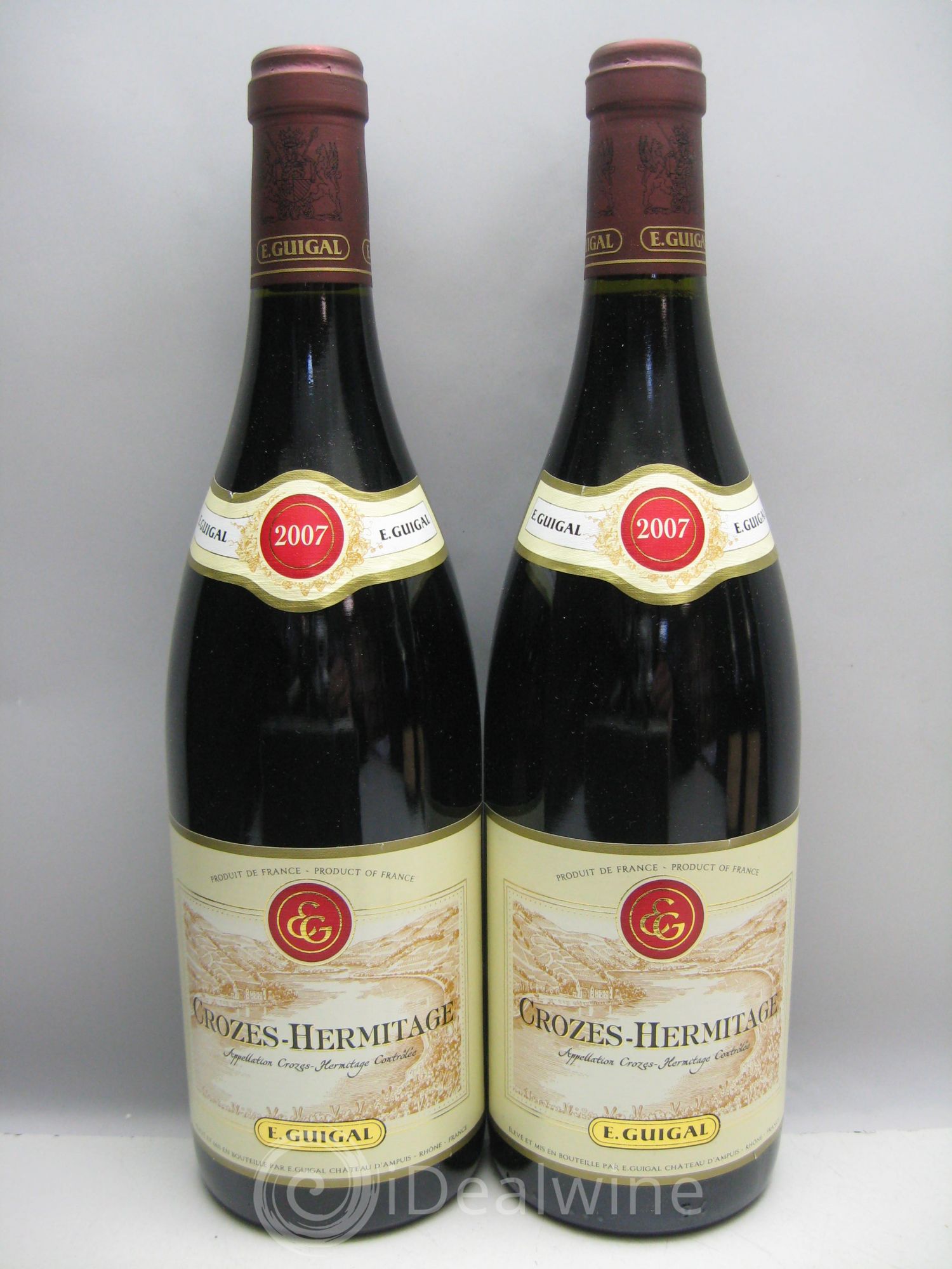 Crozes-Hermitage (sans prix de réserve) 2007 - Lot de 2 bouteilles - 0