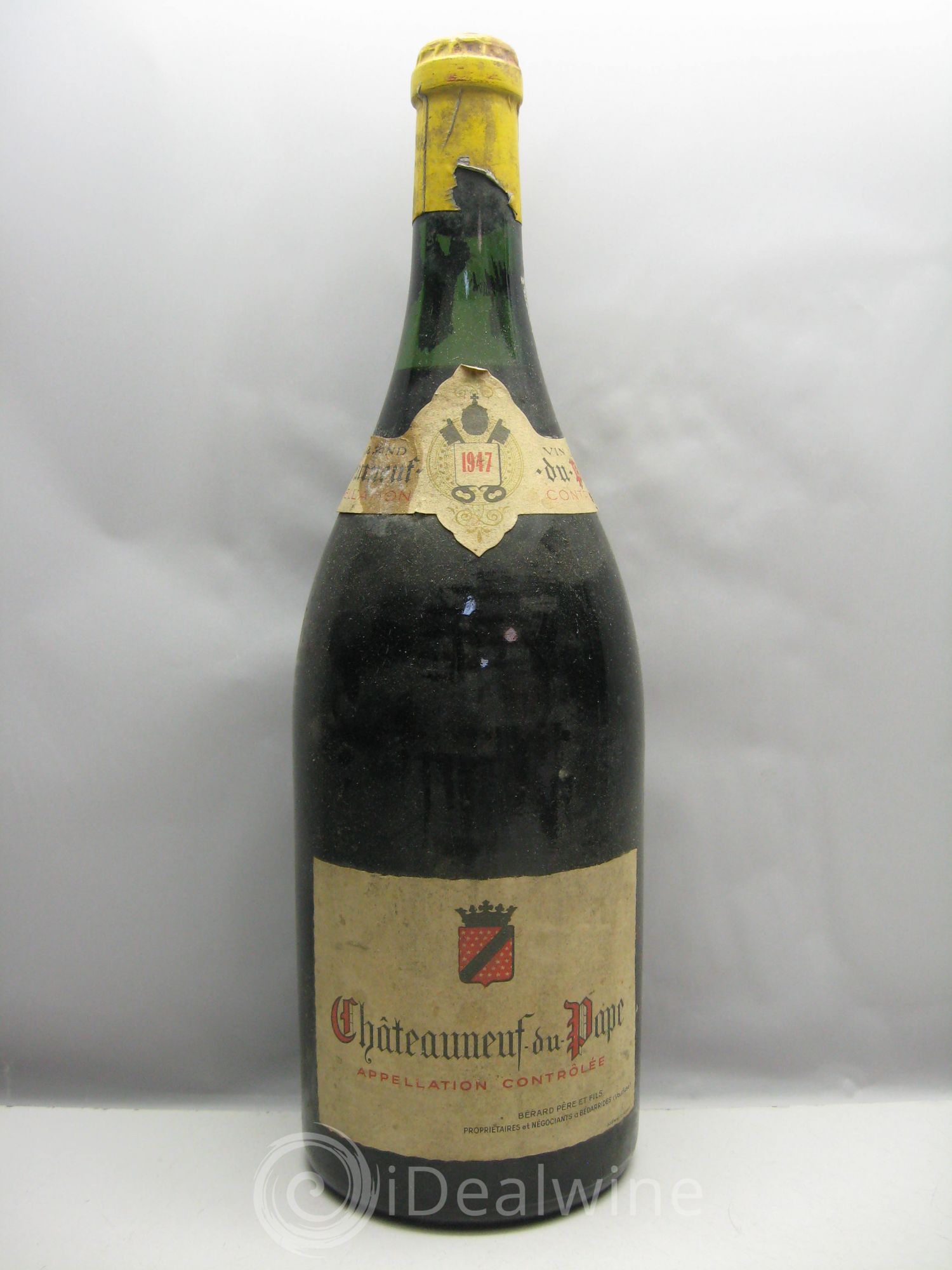 Châteauneuf-du-Pape Berard (trace de coulures) 1947 - Posten von 1 Magnum - 0