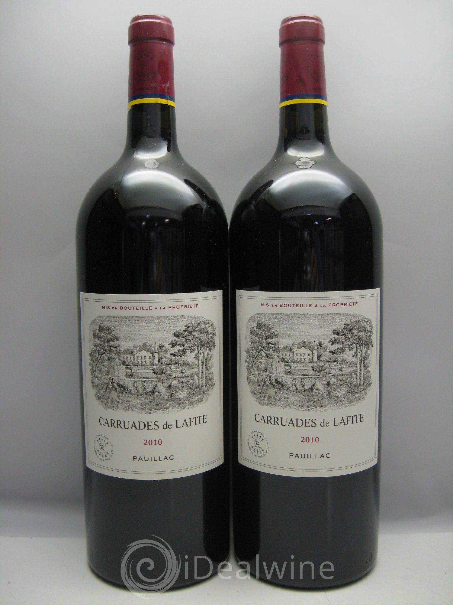 Carruades de Lafite Rothschild Second Vin 2010 - Lot de 2 magnums - 0