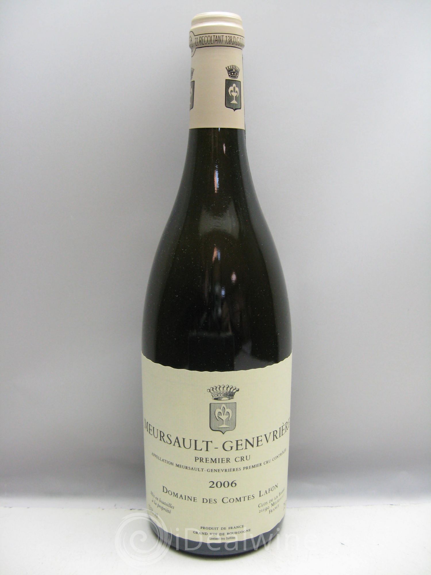 Meursault 1er Cru Genevrières Comtes Lafon (Domaine des) 2006 - Lot de 1 bouteille - 0