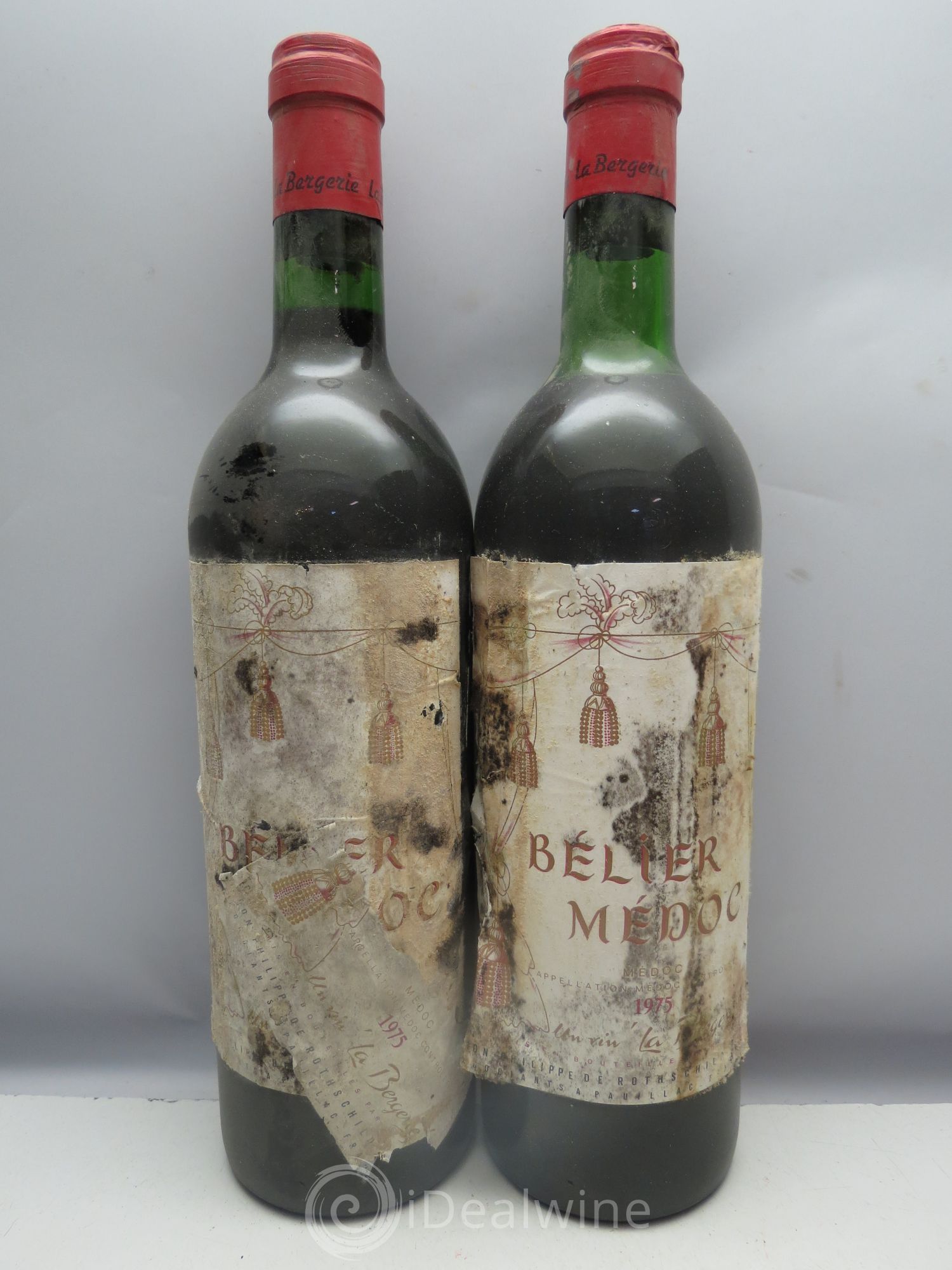 Bordeaux Château Bélier - Médoc (sans prix de réserve) 1975 - Posten von 2 Flaschen - 0