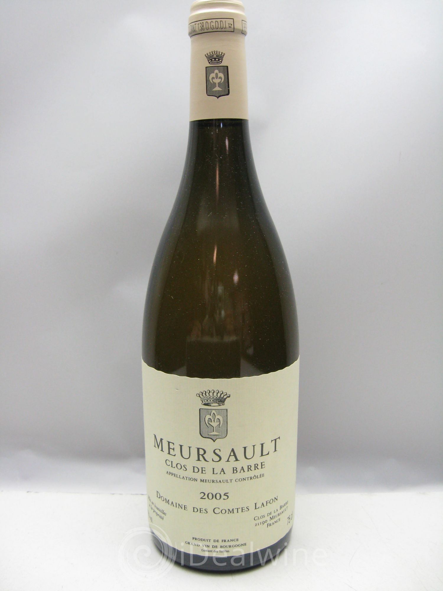 Meursault Clos de la Barre Comtes Lafon (Domaine des) (sans prix de réserve) 2005 - Lot de 1 bouteille - 0
