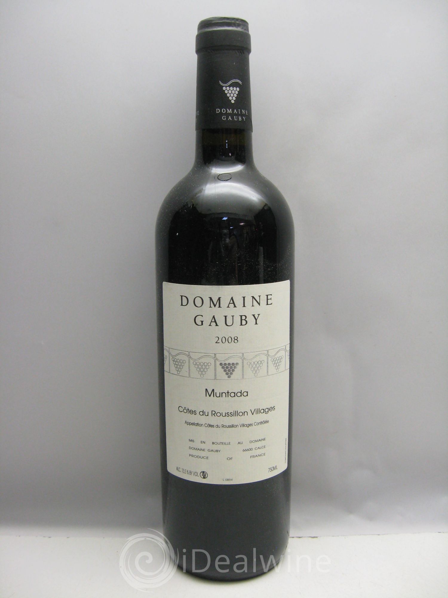 Côtes Catalanes (anciennement Côtes du Roussillon Villages) La Muntada Gauby (Domaine) (sans prix de réserve) 2008 - Lot de 1 bouteille - 0