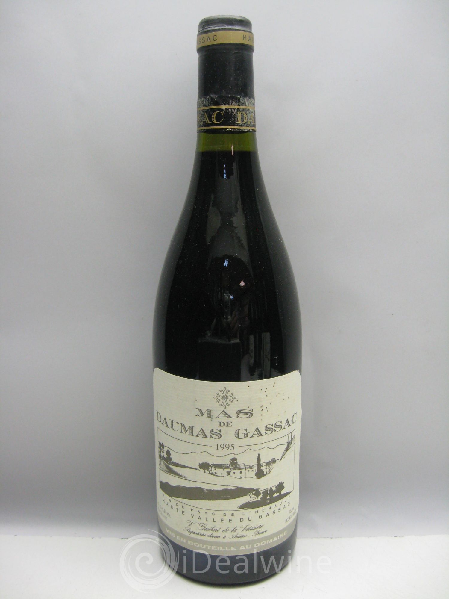 Saint-Guilhem-le-Désert - Cité d'Aniane Mas Daumas Gassac Famille Guibert de La Vaissière (sans prix de réserve) 1995 - Lot de 1 bouteille - 0