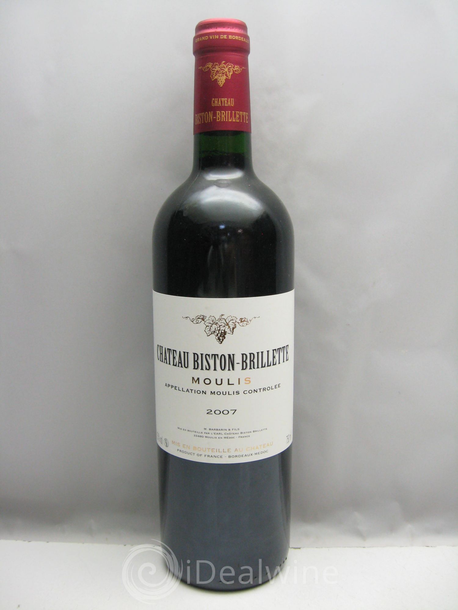 Château Biston Brillette 2007 - Lot de 12 bouteilles - 0