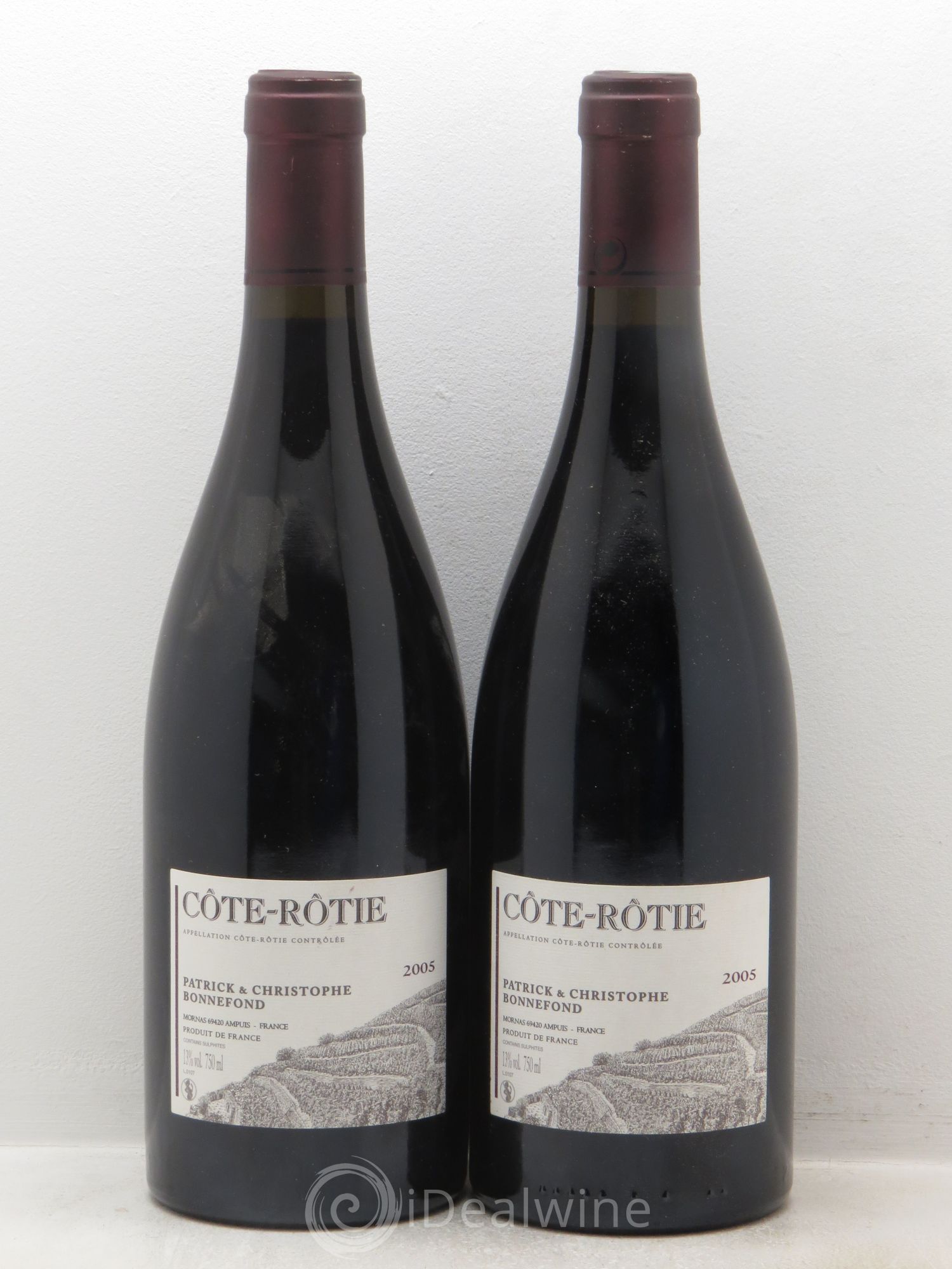 Côte-Rôtie Bonnefond (sans prix de réserve) 2005 - Posten von 2 Flaschen - 0
