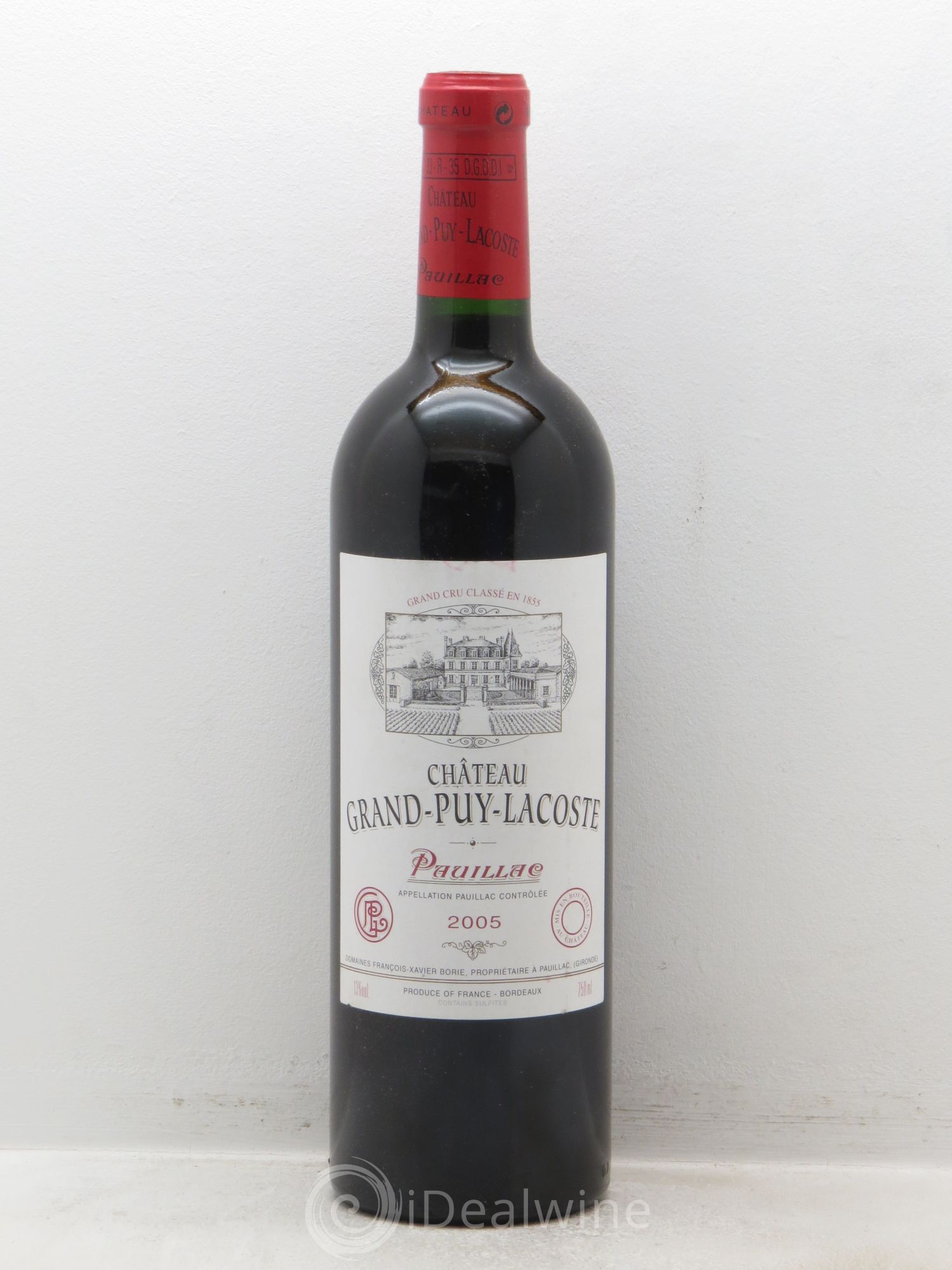 Château Grand Puy Lacoste 5ème Grand Cru Classé (sans prix de réserve) 2005 - Lot de 1 bouteille - 0