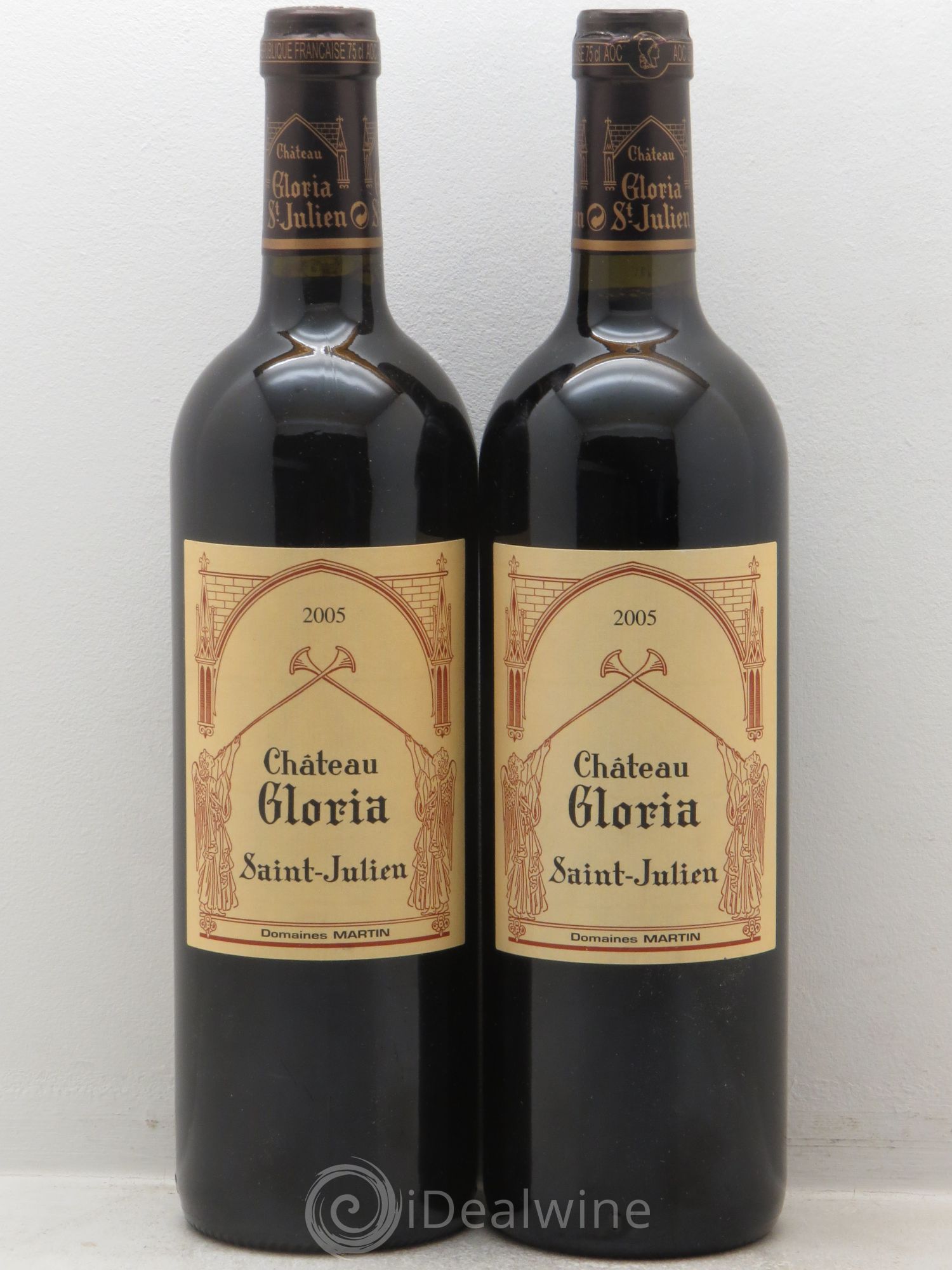 Château Gloria (sans prix de réserve) 2005 - Lot de 2 bouteilles - 0