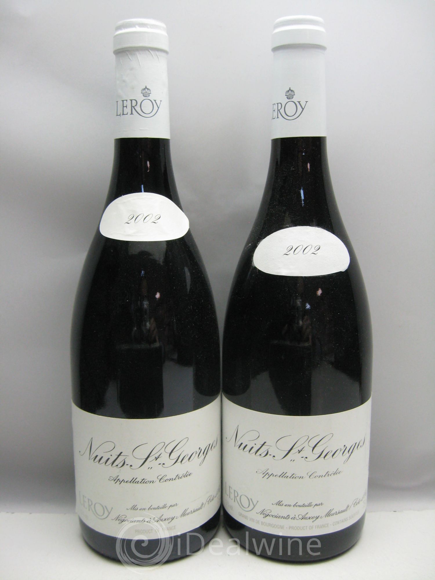 Nuits-Saint-Georges Leroy Négoce 2002 - Lot de 2 bouteilles - 0