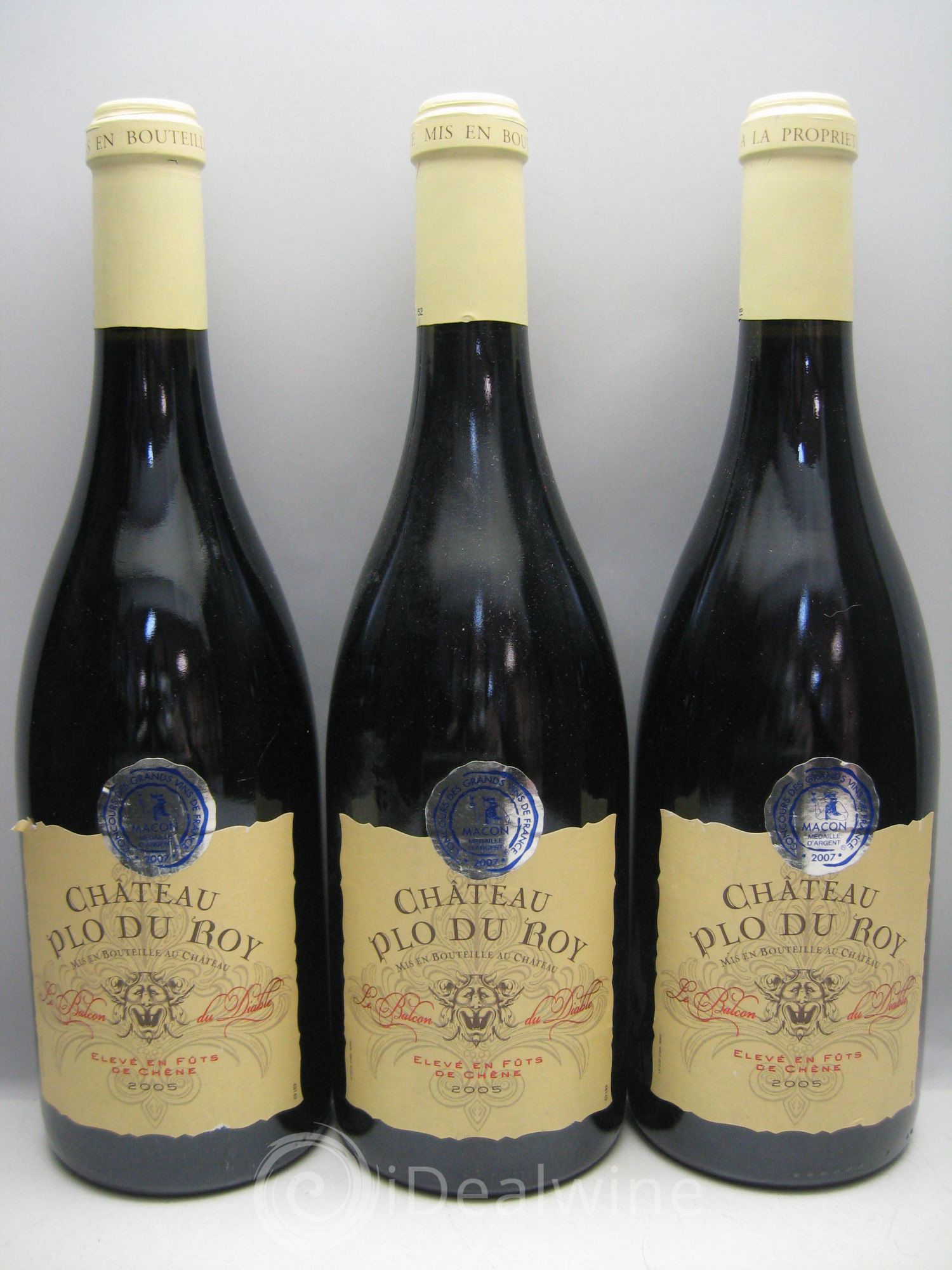 Minervois Plo du Roy (sans prix de réserve) 2005 - Posten von 3 Flaschen - 0