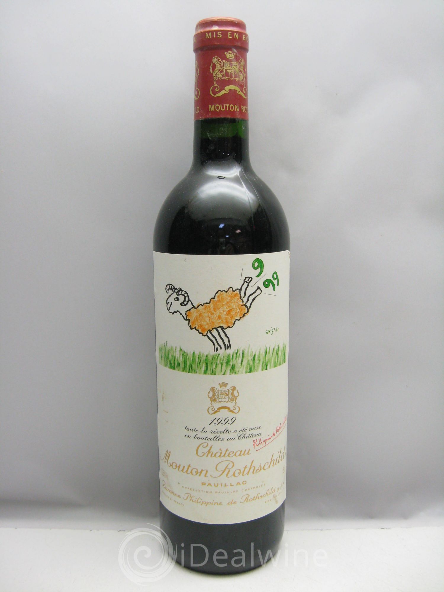Château Mouton Rothschild 1er Grand Cru Classé 1999 - Lot de 1 bouteille - 0