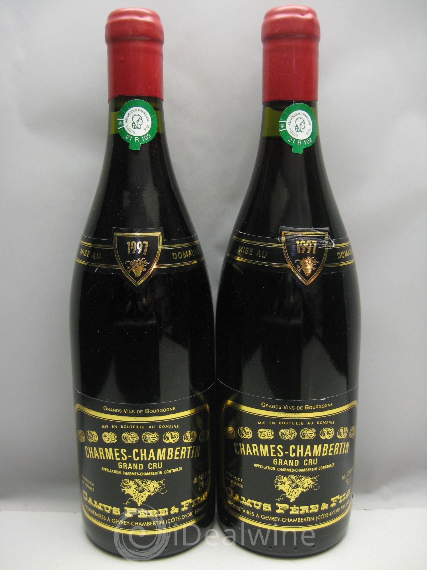 Charmes-Chambertin Grand Cru (sans prix de réserve) 1997 - Lot de 2 bouteilles - 0