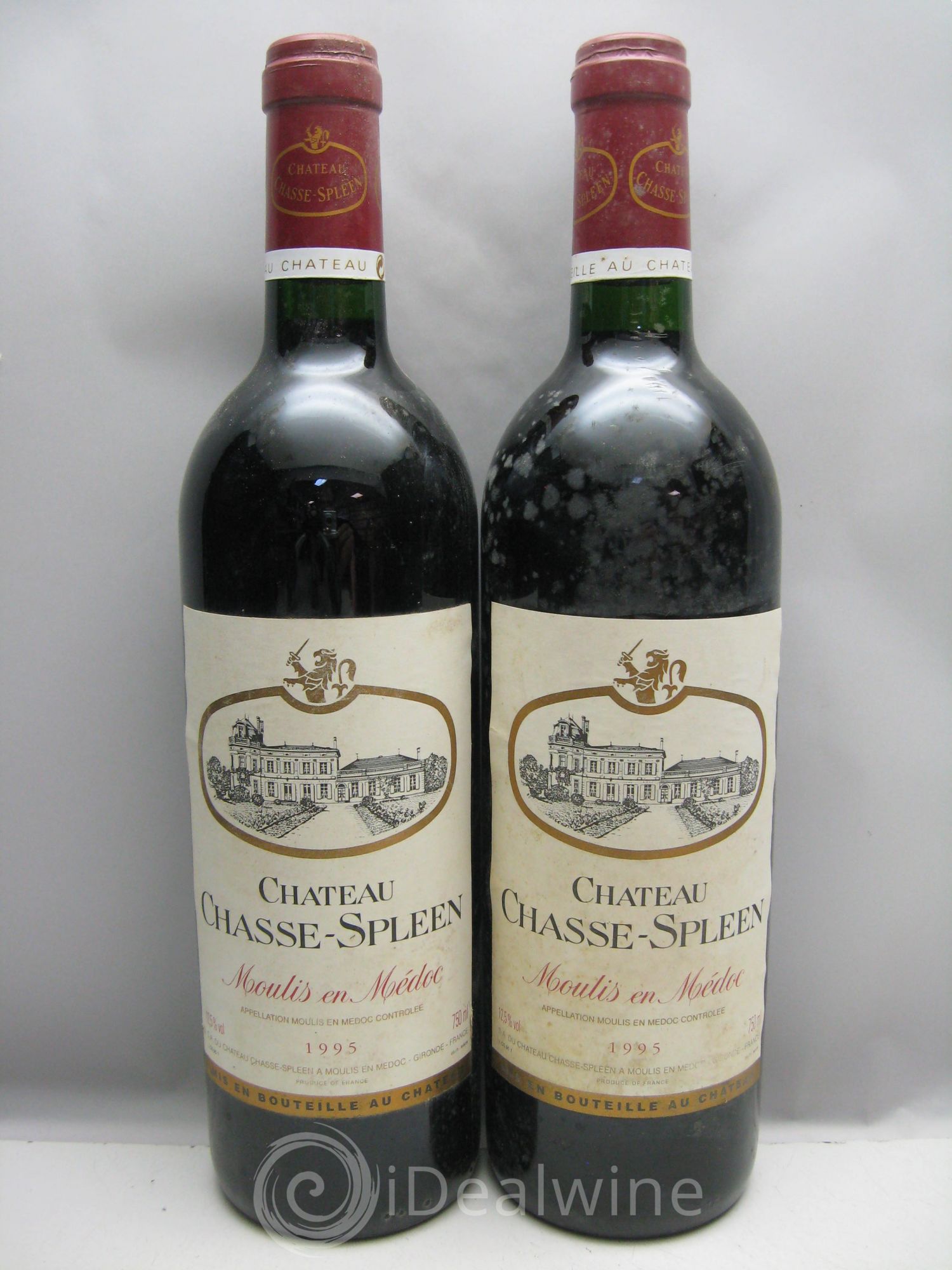 Château Chasse Spleen (sans prix de réserve) 1995 - Lot de 2 bouteilles - 0