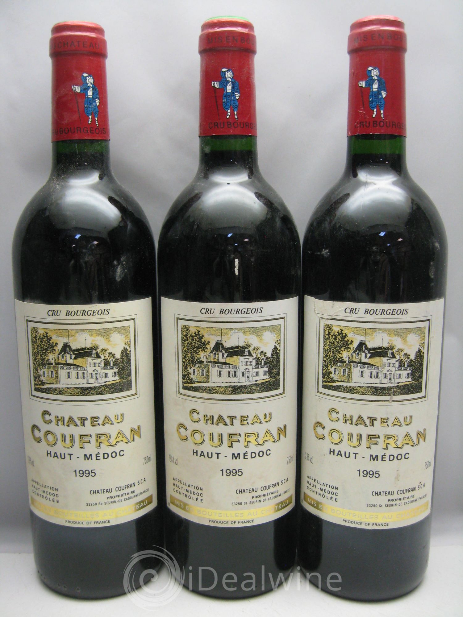 Château Coufran Cru Bourgeois (sans prix de réserve) 1995 - Lot de 3 bouteilles - 0