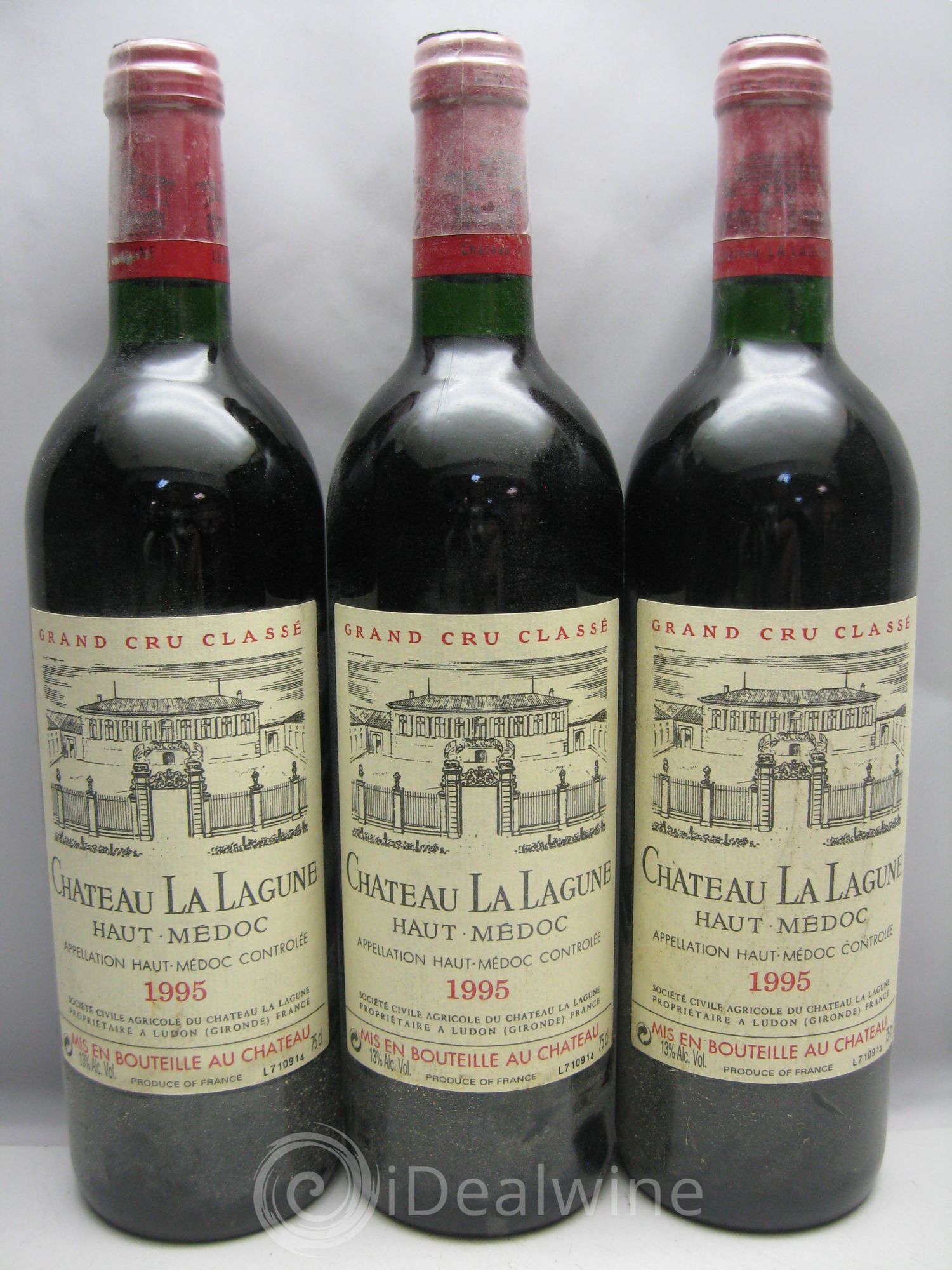 Château la Lagune 3ème Grand Cru Classé (sans prix de réserve) 1995 - Lot de 3 bouteilles - 0