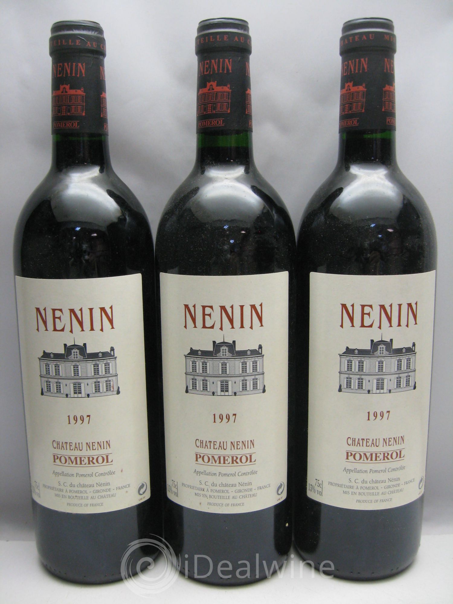 Château Nenin (sans prix de réserve) 1997 - Lot de 3 bouteilles - 0