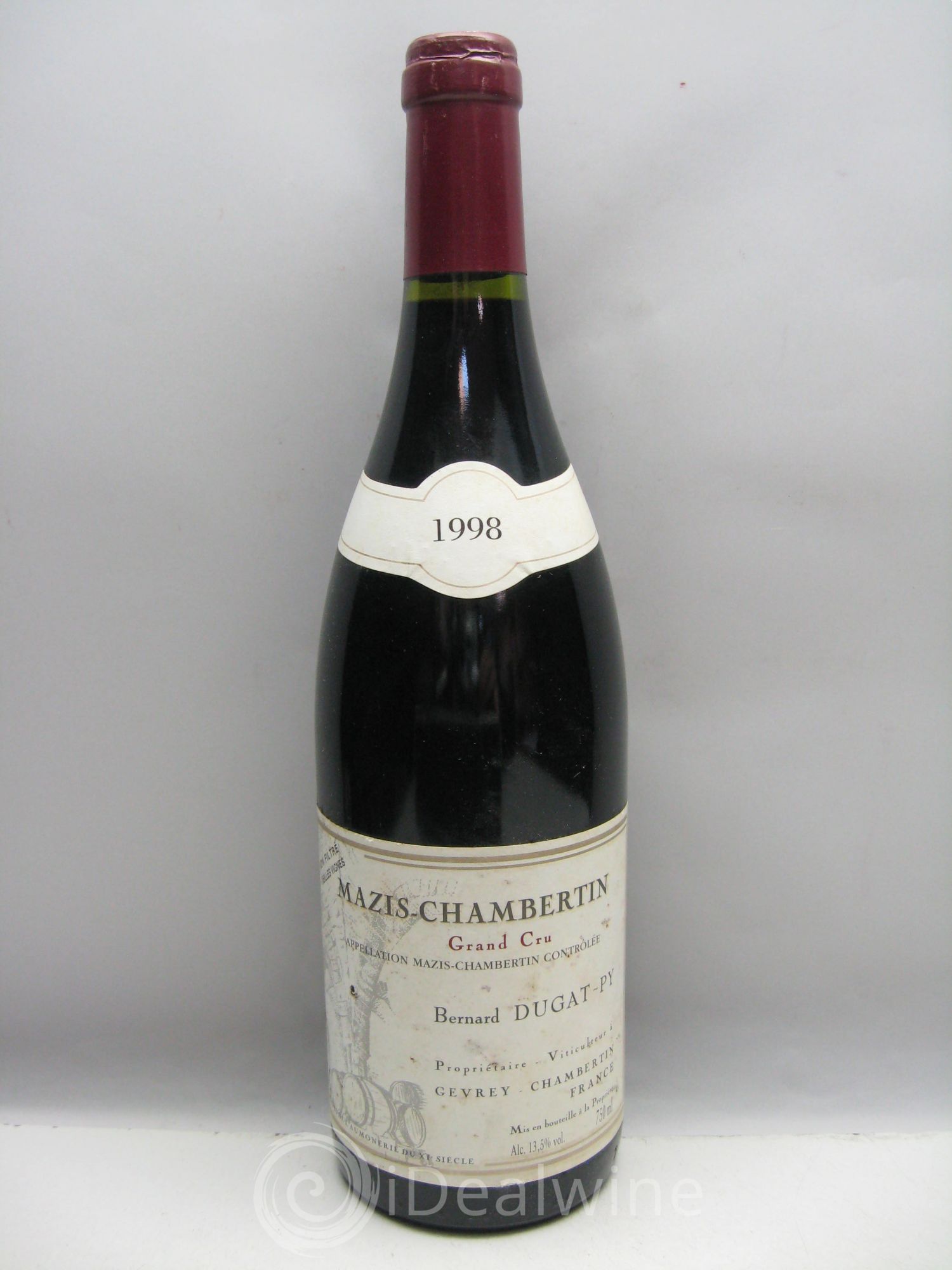 Mazis-Chambertin Grand Cru Vieilles Vignes Dugat-Py Vieilles Vignes 1998 - Lot de 1 bouteille - 0