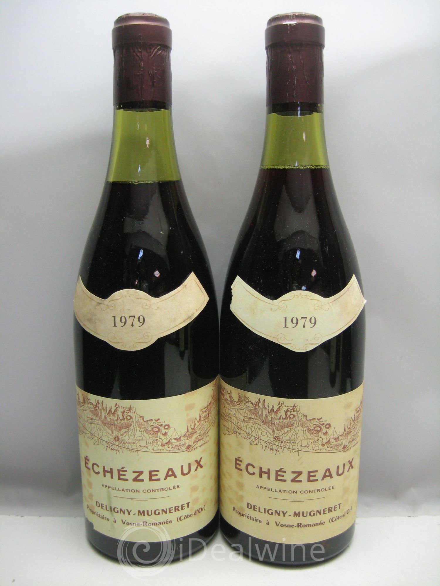 Echezeaux Grand Cru Deligny-Mugneret (sans prix de réserve) 1979 - Posten von 2 Flaschen - 0