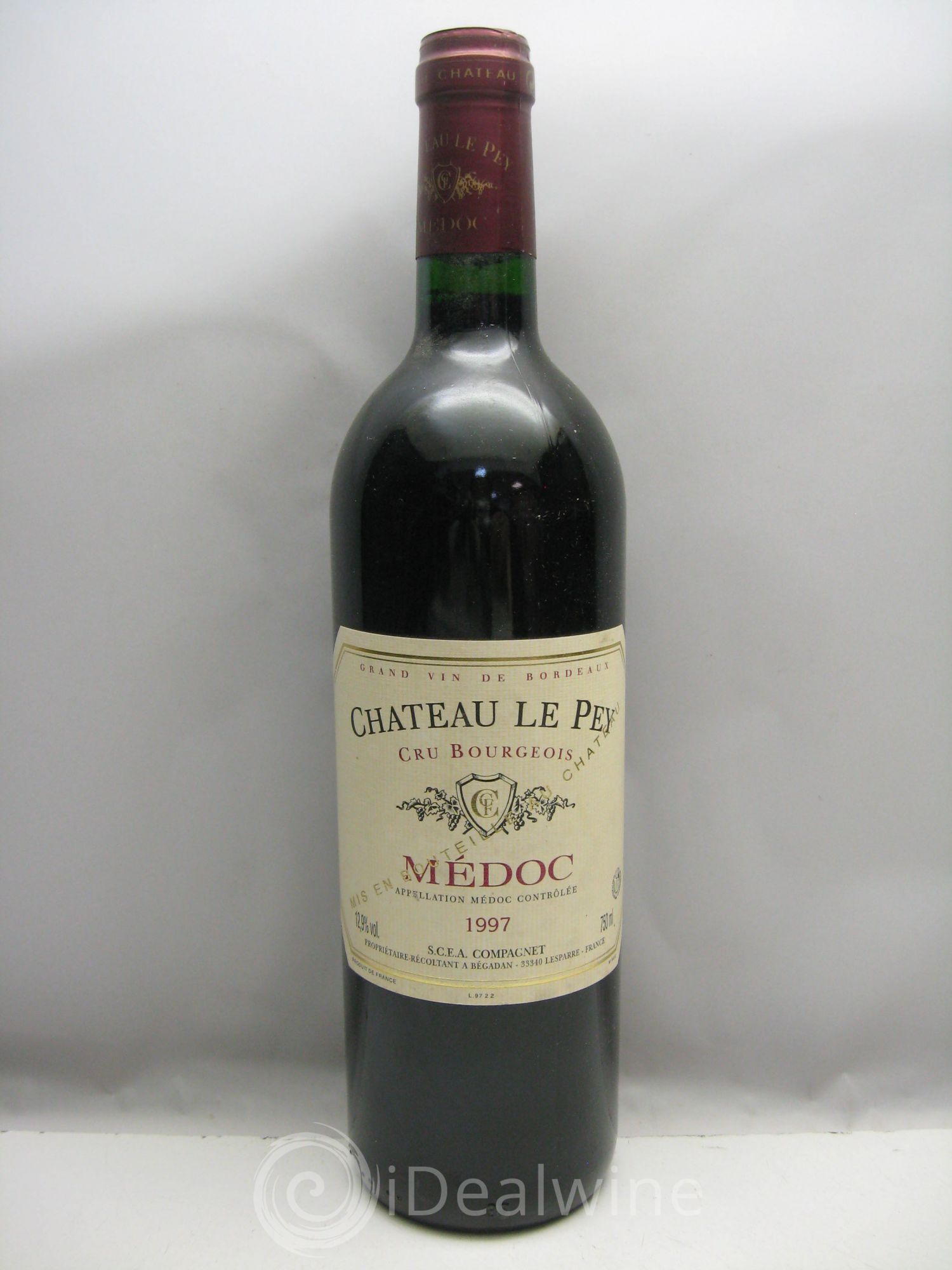 Bordeaux Château Le Pey - Médoc (sans prix de réserve) 1997 - Posten von 1 Flasche - 0