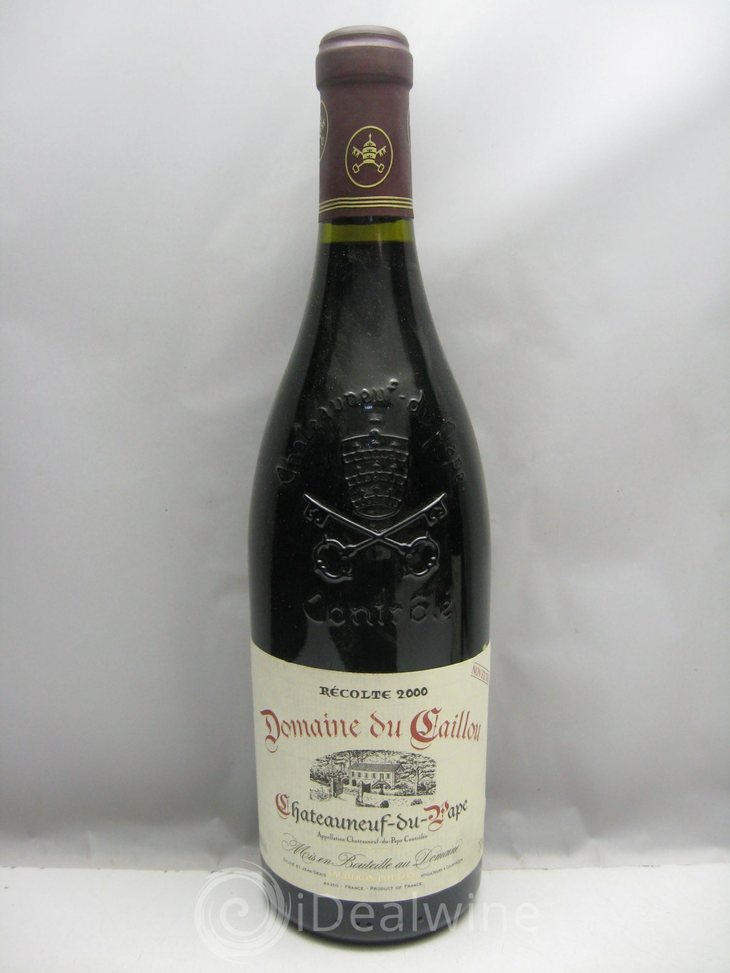 Châteauneuf-du-Pape Les Cailloux André Brunel (senza prezzo di riserva) 2000 - Lotto di 1 bottiglia - 0