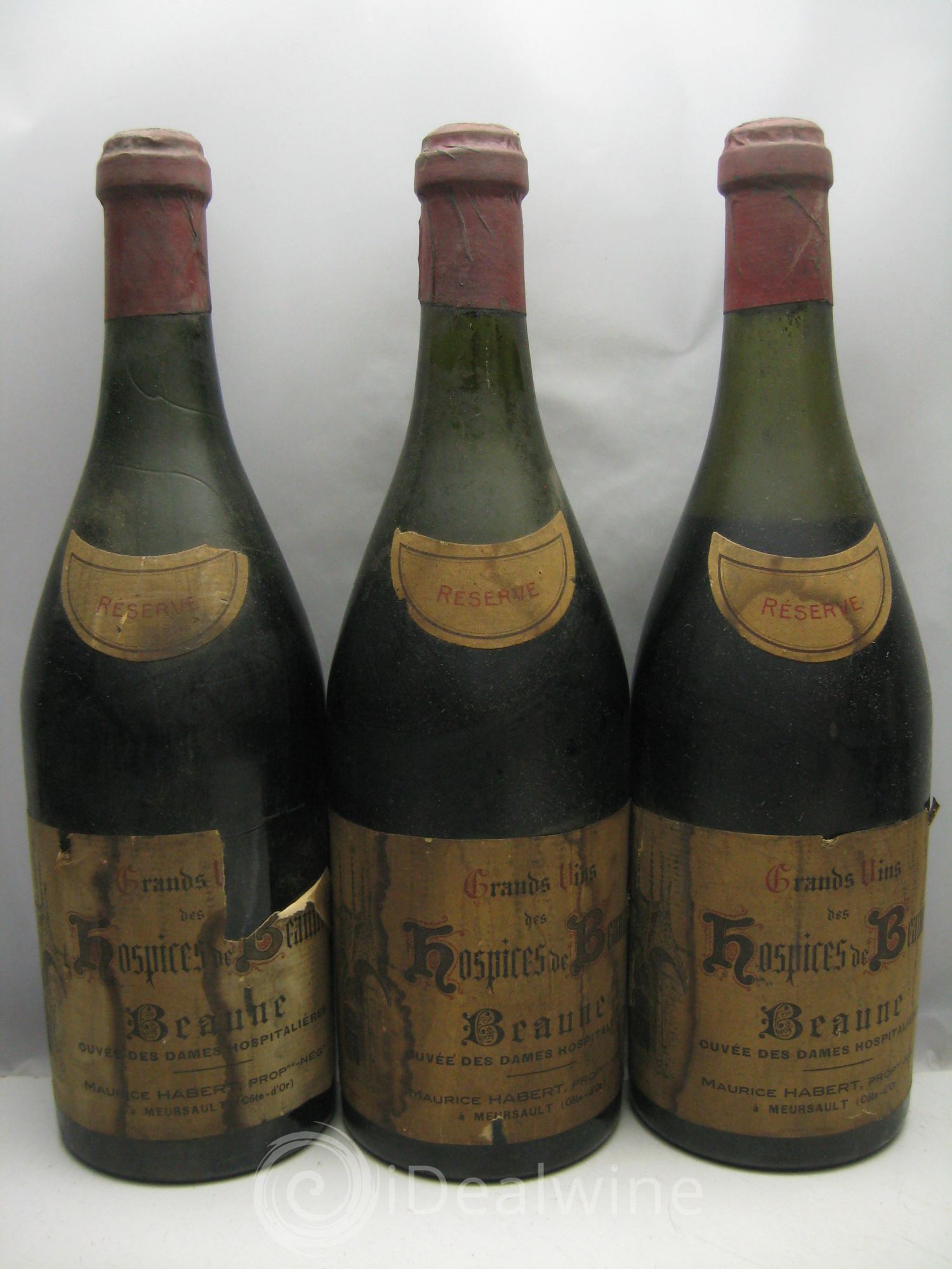 Beaune 1er Cru Hospices de Beaune Cuvée des Dames Hospitalières (sans prix de réserve) - Posten von 3 Flaschen - 0