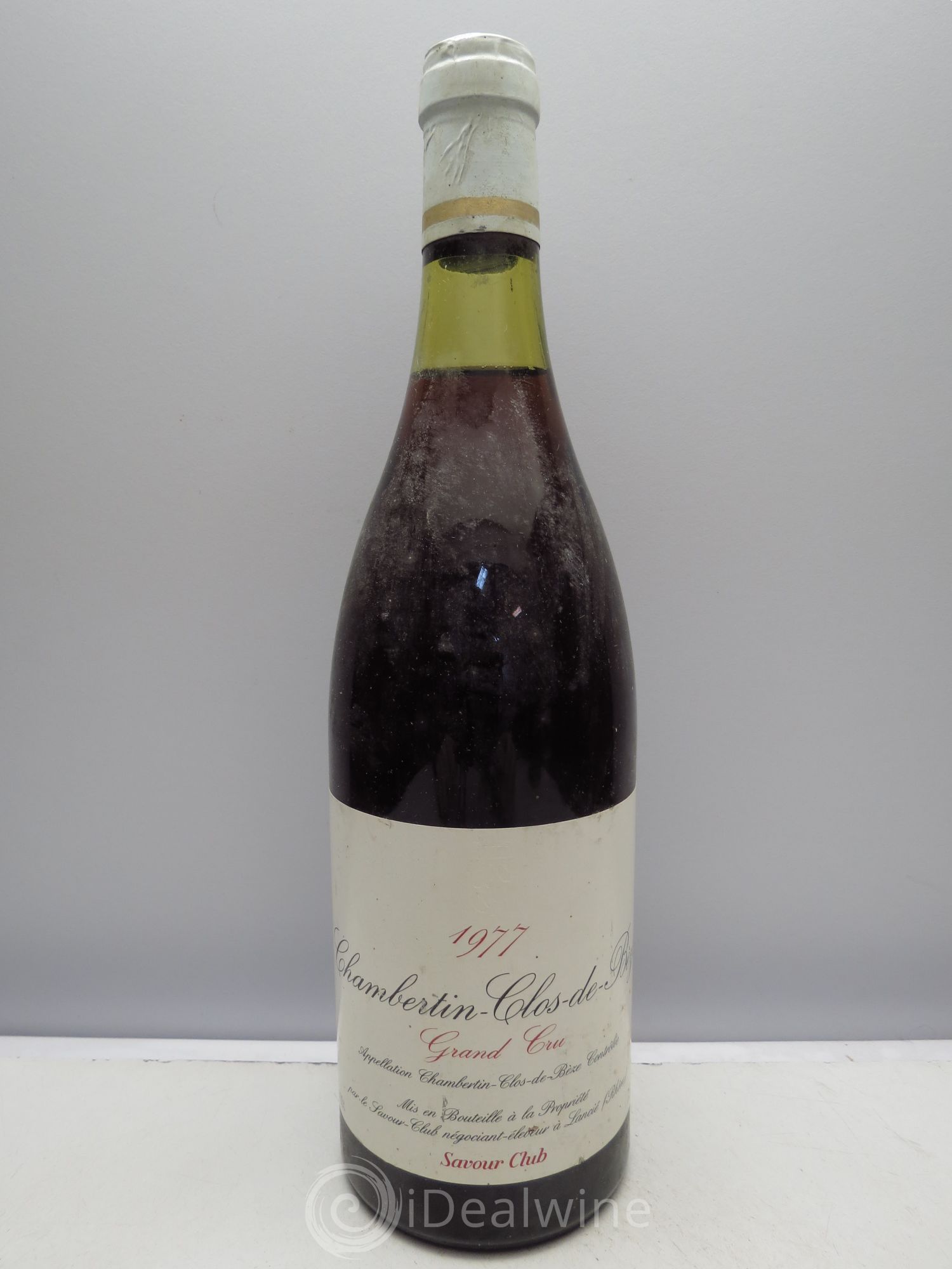 Chambertin Clos de Bèze Grand Cru Savour Club (sans prix de réserve) 1977 - Posten von 1 Flasche - 0