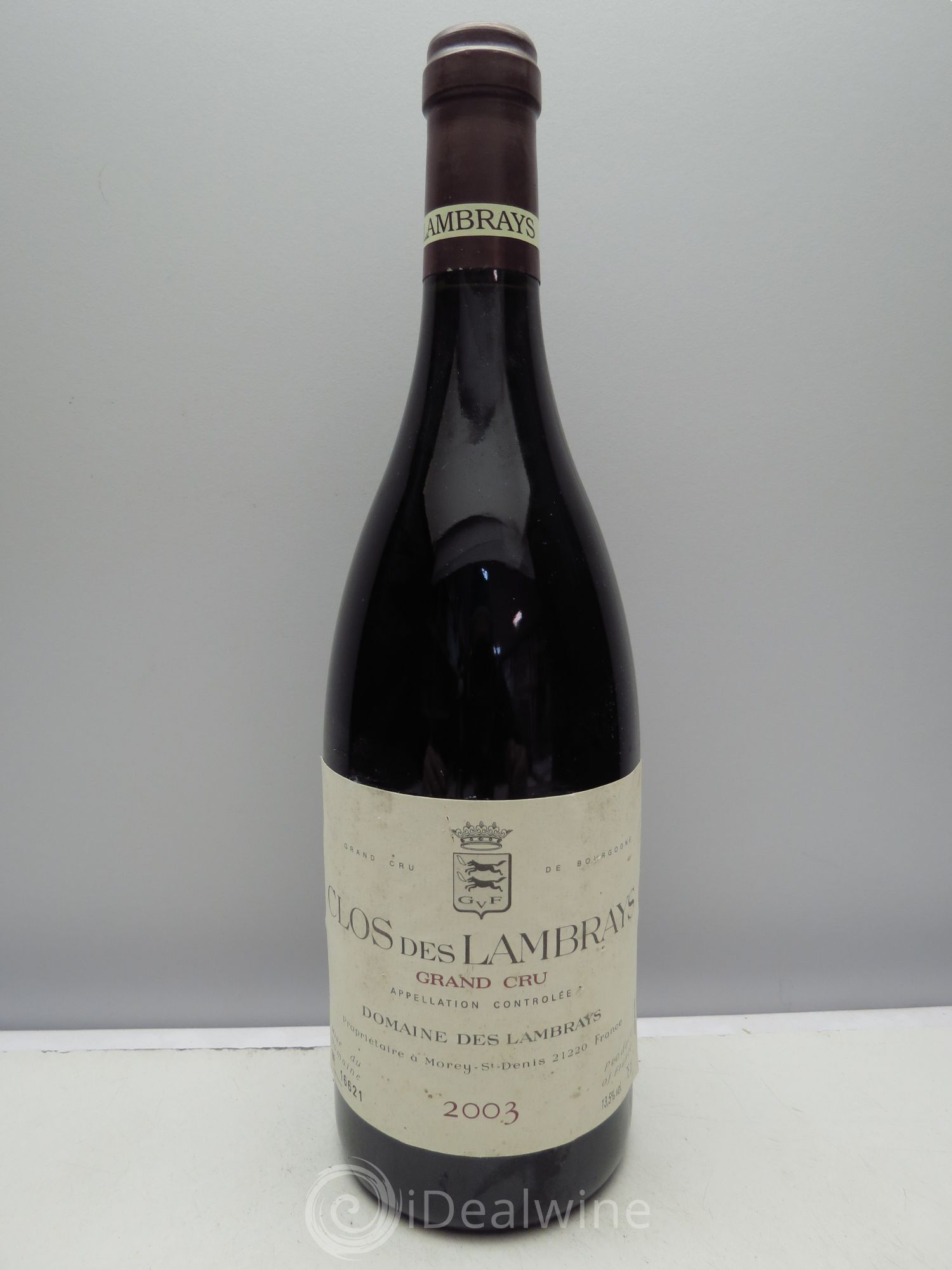 Clos des Lambrays Grand Cru Domaine des Lambrays (sans prix de réserve) 2003 - Lot de 1 bouteille - 0