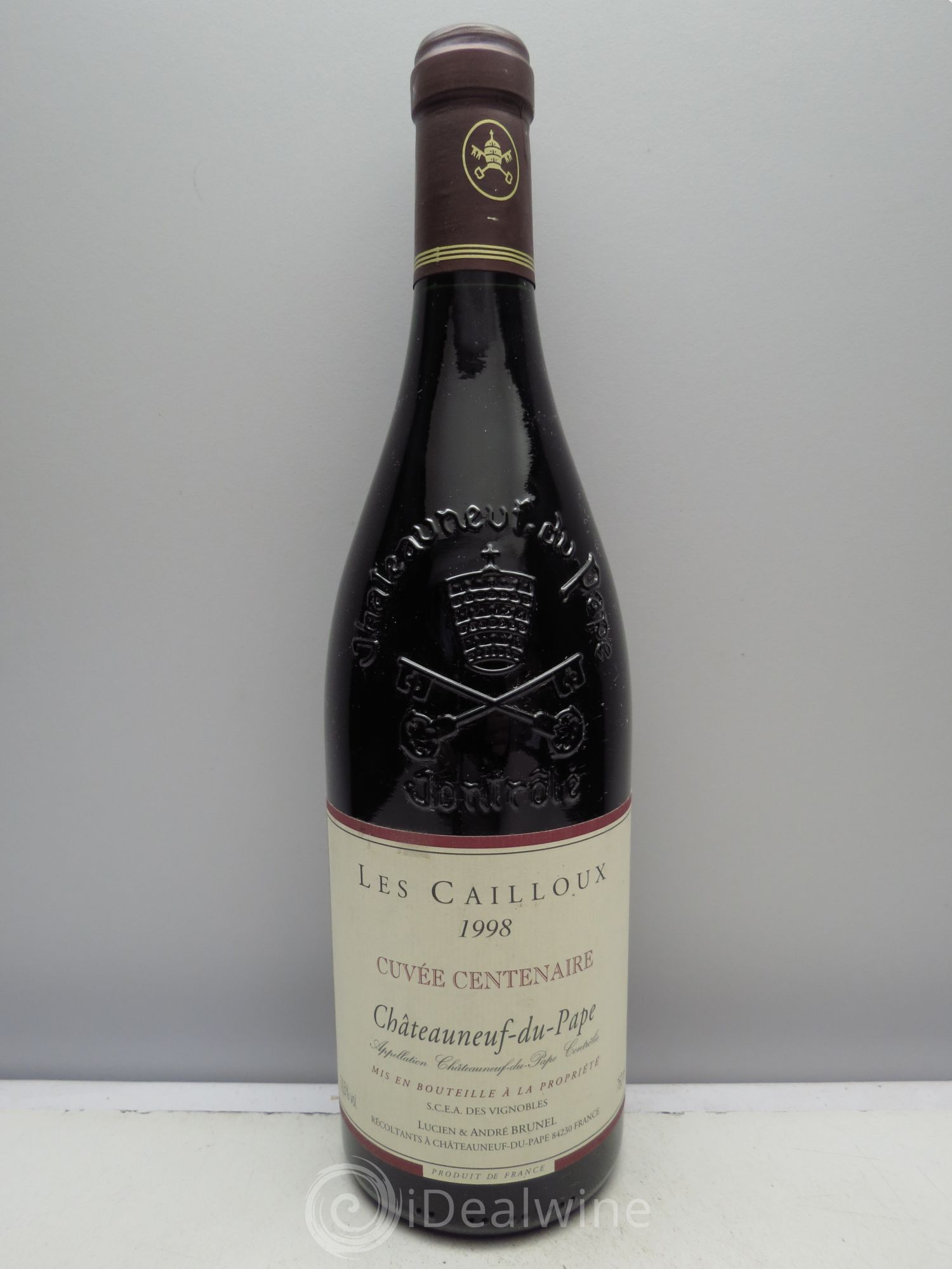 Châteauneuf-du-Pape Les Cailloux Cuvée Centenaire André Brunel (sans prix de réserve) 1998 - Lot de 1 bouteille - 0