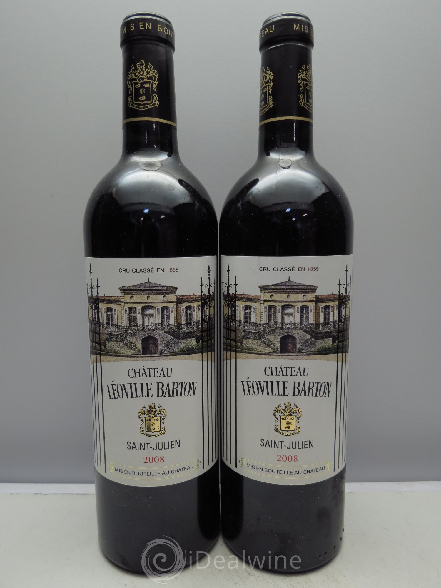 Château Léoville Barton 2ème Grand Cru Classé (sans prix de réserve) 2008 - Lot de 2 bouteilles - 0