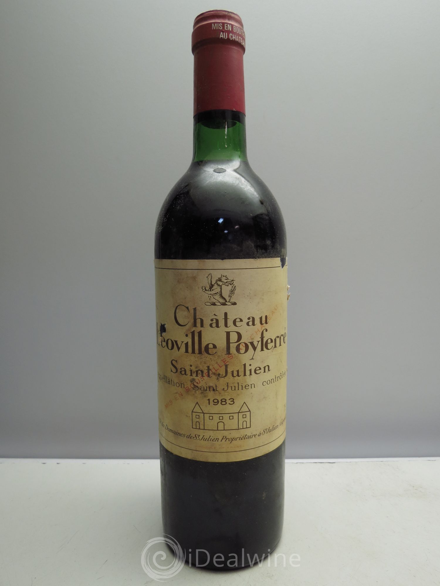 Château Léoville Poyferré 2ème Grand Cru Classé (sans prix de réserve) 1983 - Lot de 1 bouteille - 0